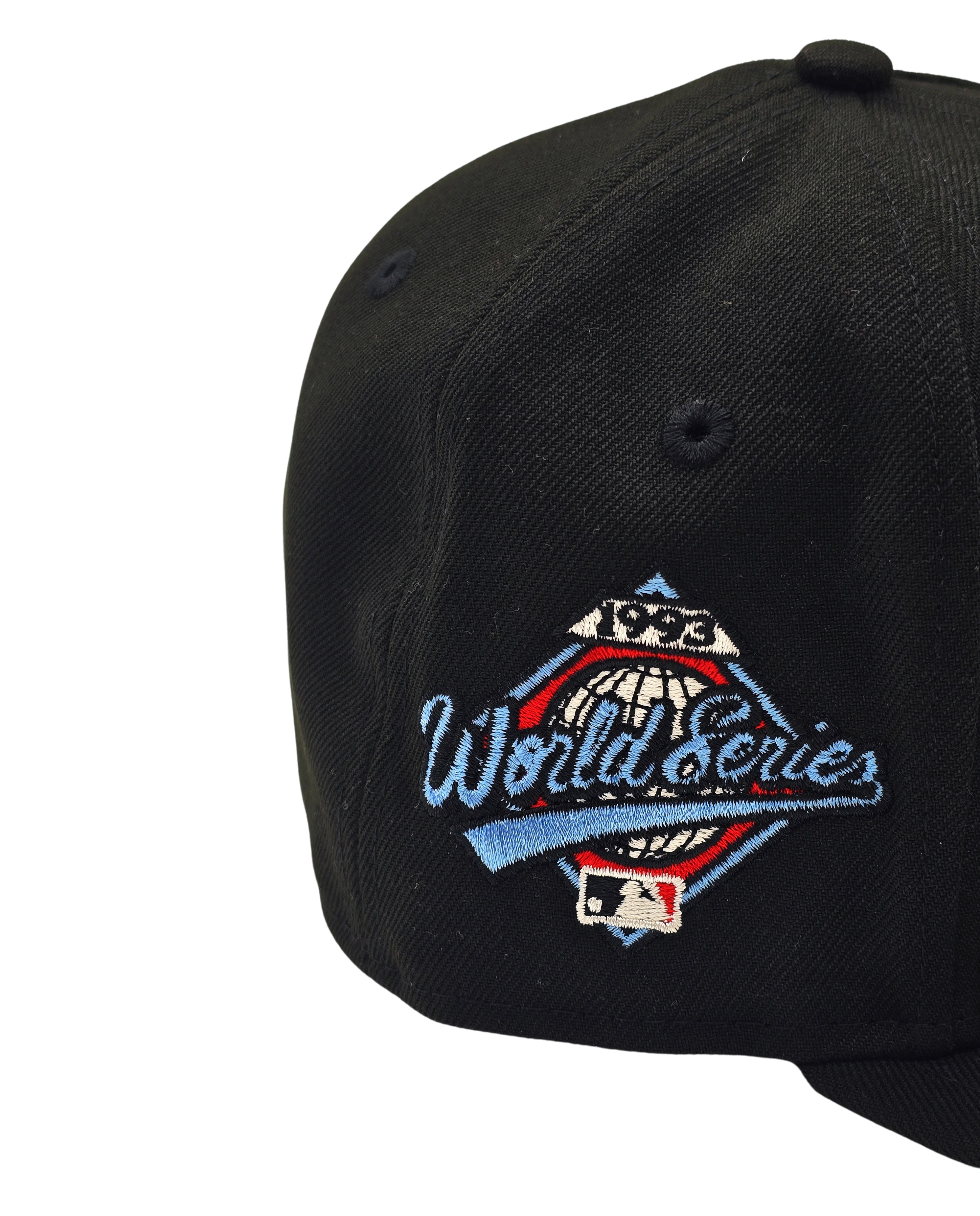 NEW ERA 59FIFTY MLB TORONTO BLUE JAYS 1993 WORLD SERIES BLACK/BLUE FITTED HAT