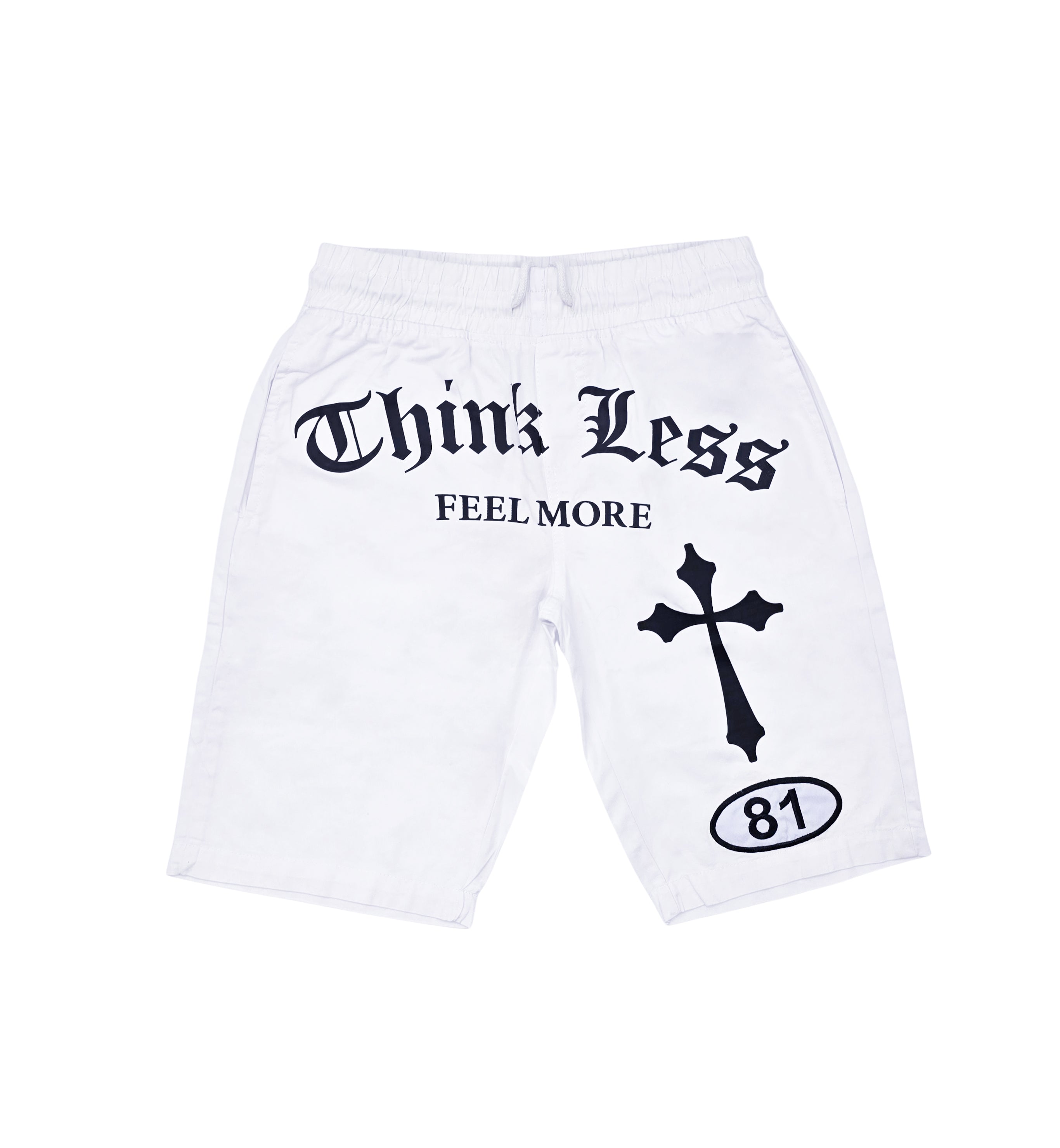SWITCH MEN'S TURBO WOVEN THINK LESS FEEL MORE SHORTS (WHITE)