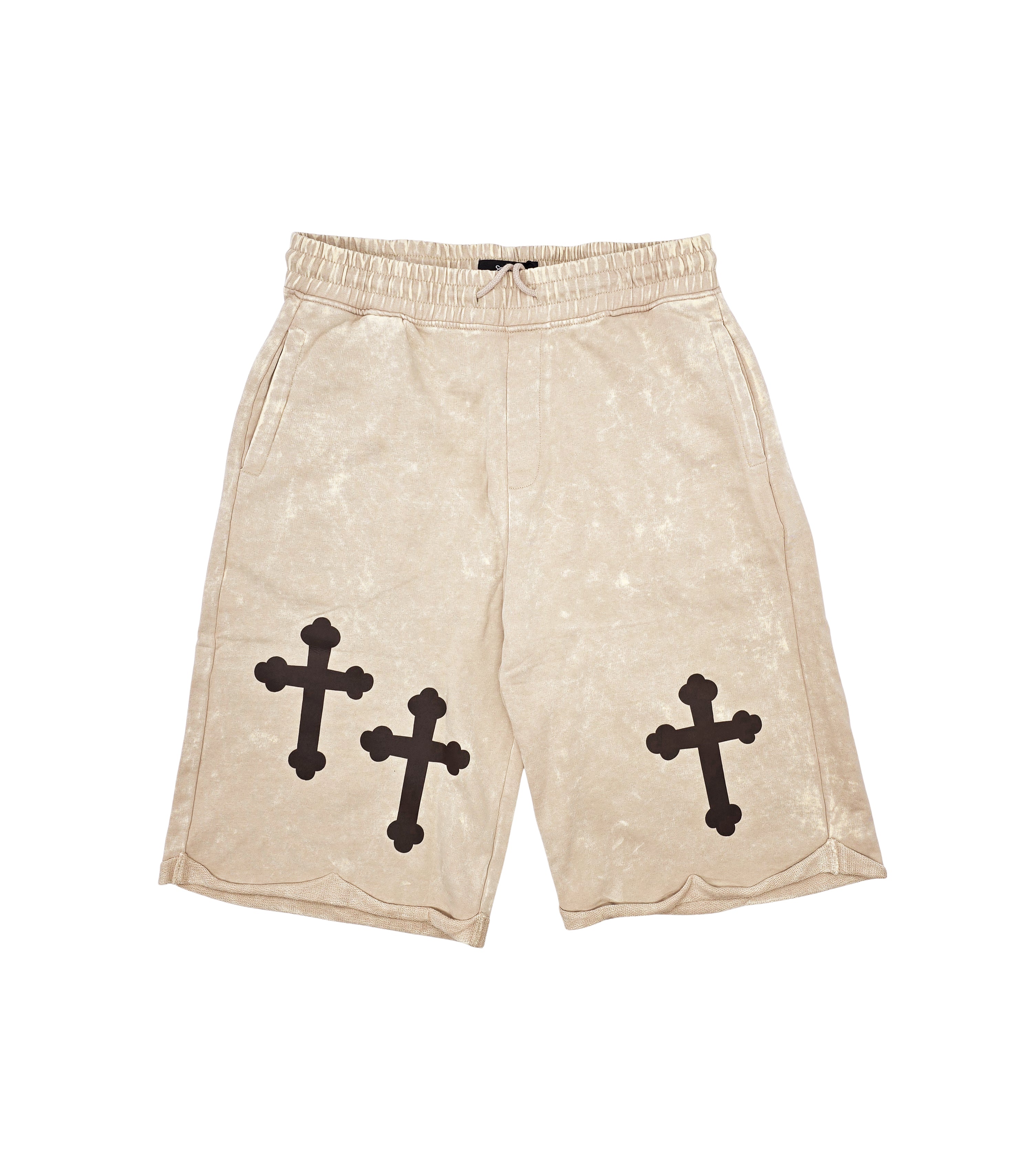 SWITCH MEN'S FAITH OVER FEAR GRAPHIC T-SHIRT/SHORTS SET (SAND)
