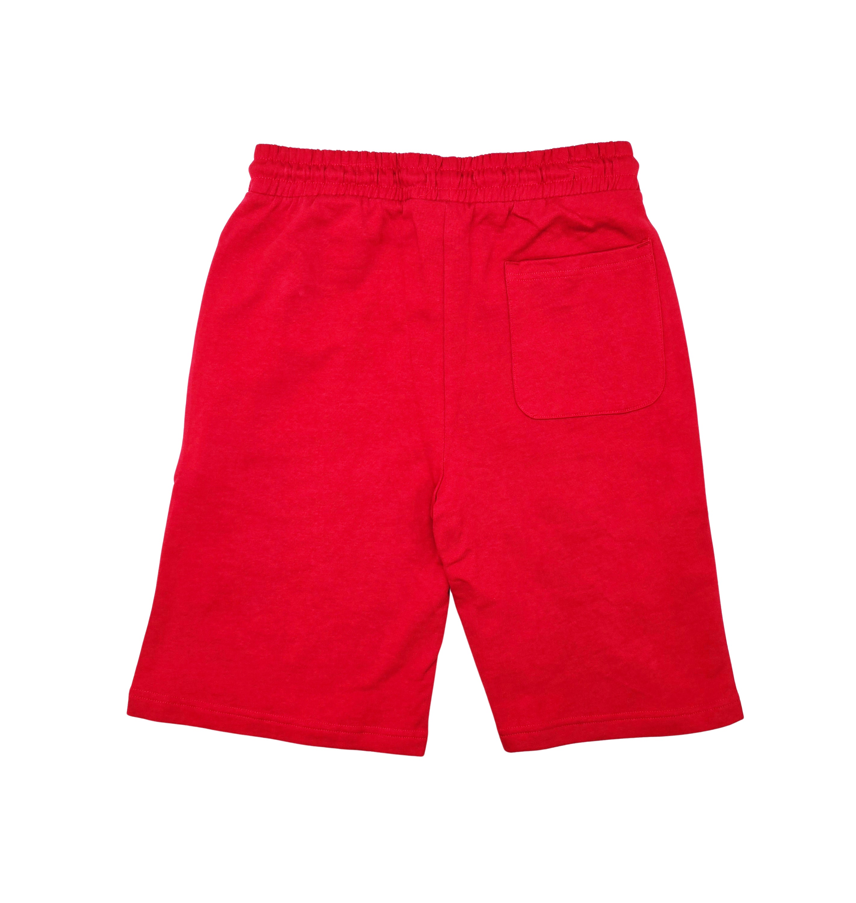 SWITCH MEN'S CONQUERS GRAPHIC & RHINESTONE T-SHIRT/SHORTS SET (RED)