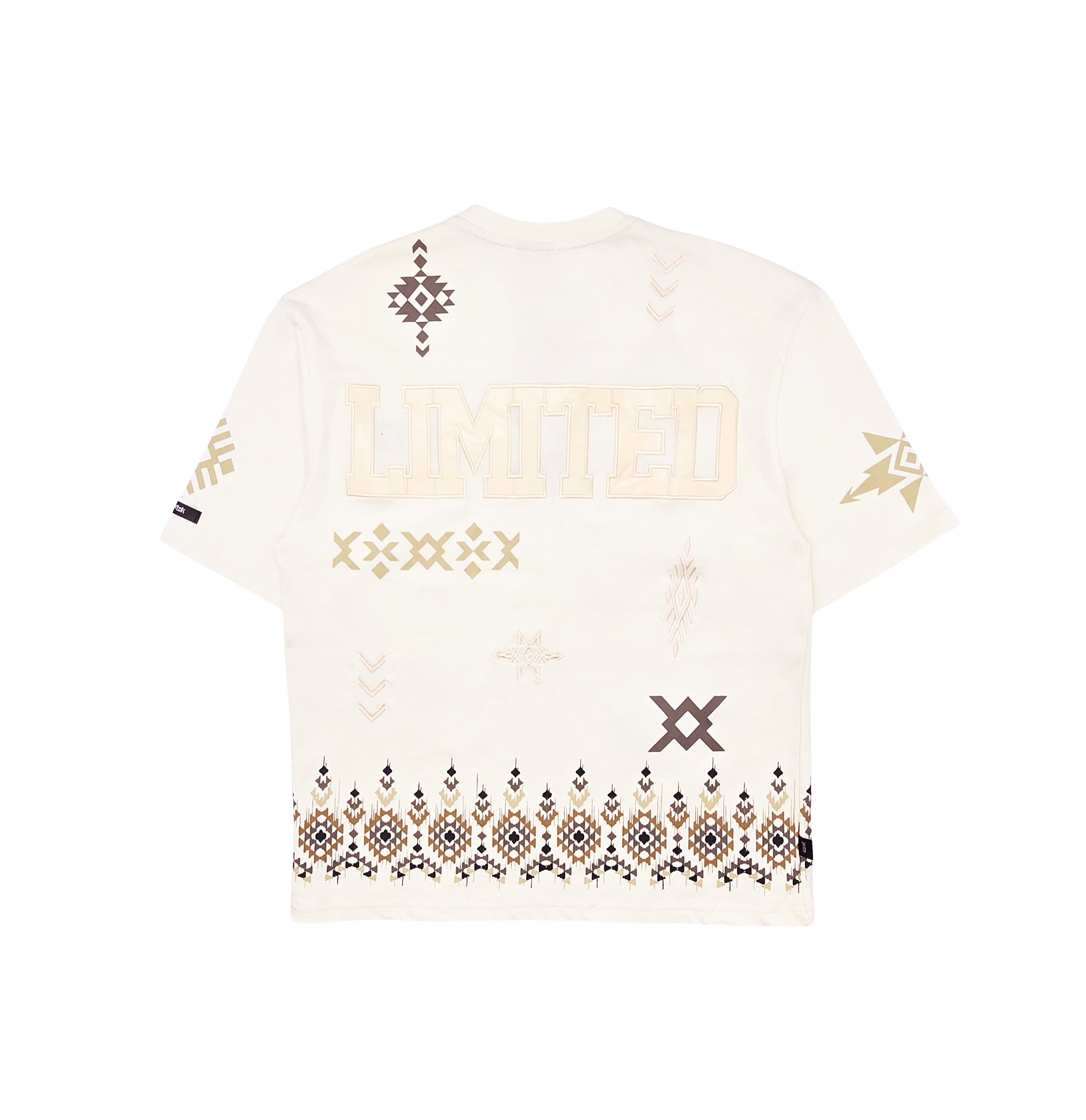 SWITCH MEN'S LIMITED GRAPHIC T-SHIRT & CARGO SHORTS SET (CREAM)