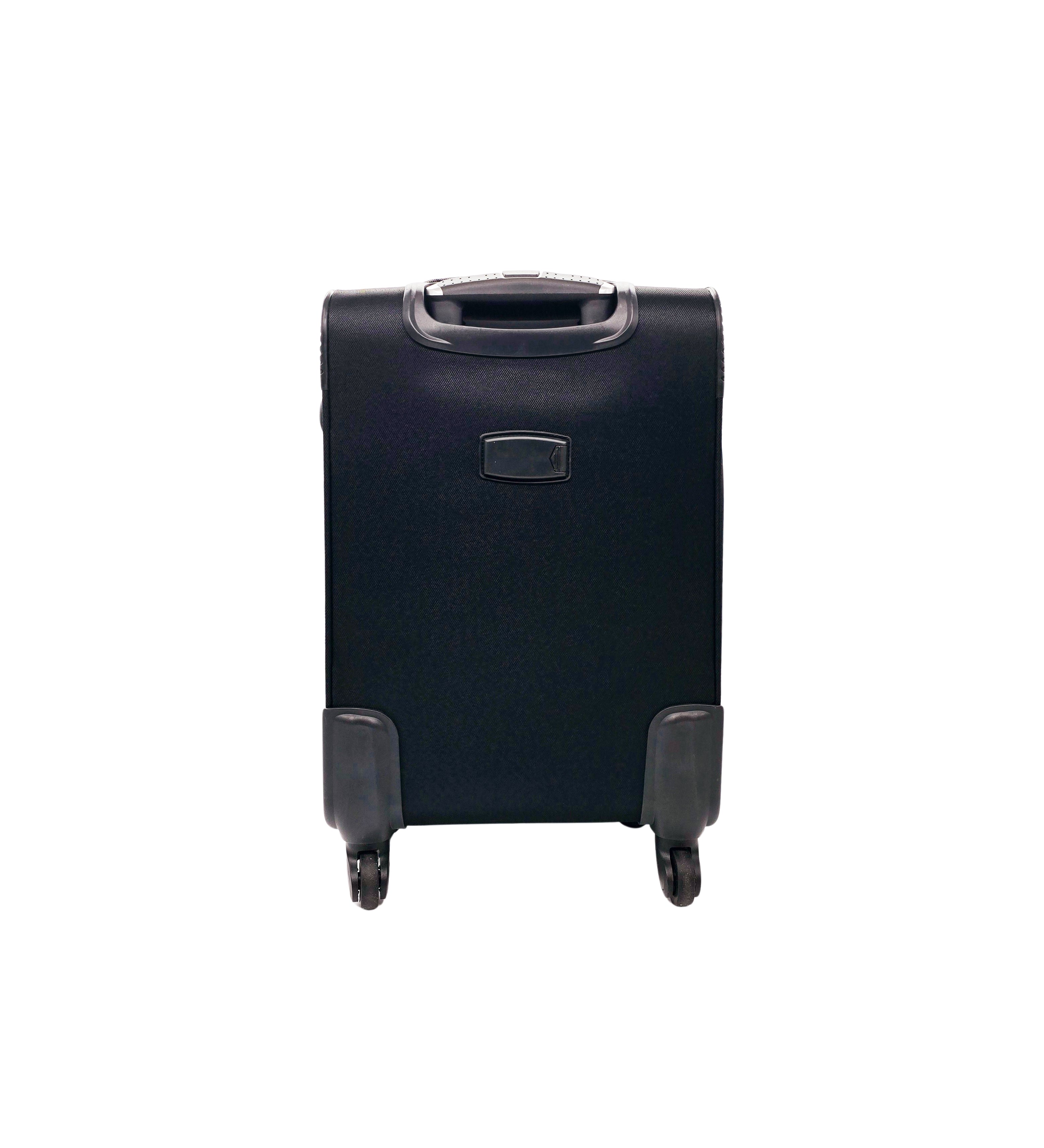 SOFT COVER ABS LIGHT WEIGHT LUGGAGES (BLACK)