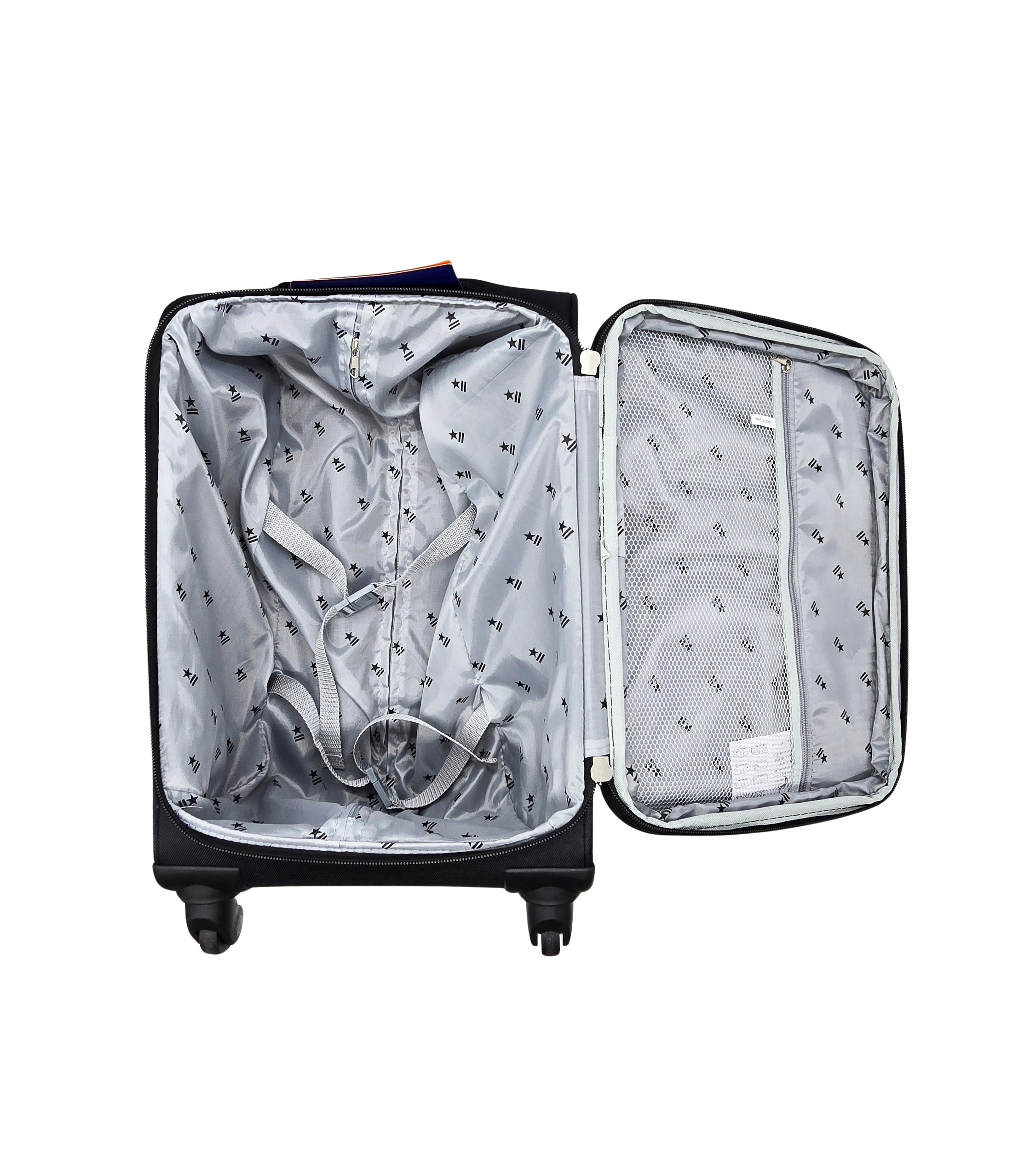 SOFT COVER ABS LIGHT WEIGHT LUGGAGES (BLACK)