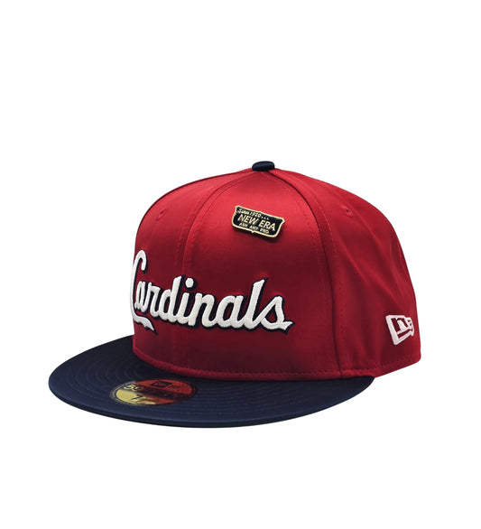 NEW ERA 59FIFTY MLB ST. LOUIS CARDINALS RED/NAVY BLUE FITTED HAT
