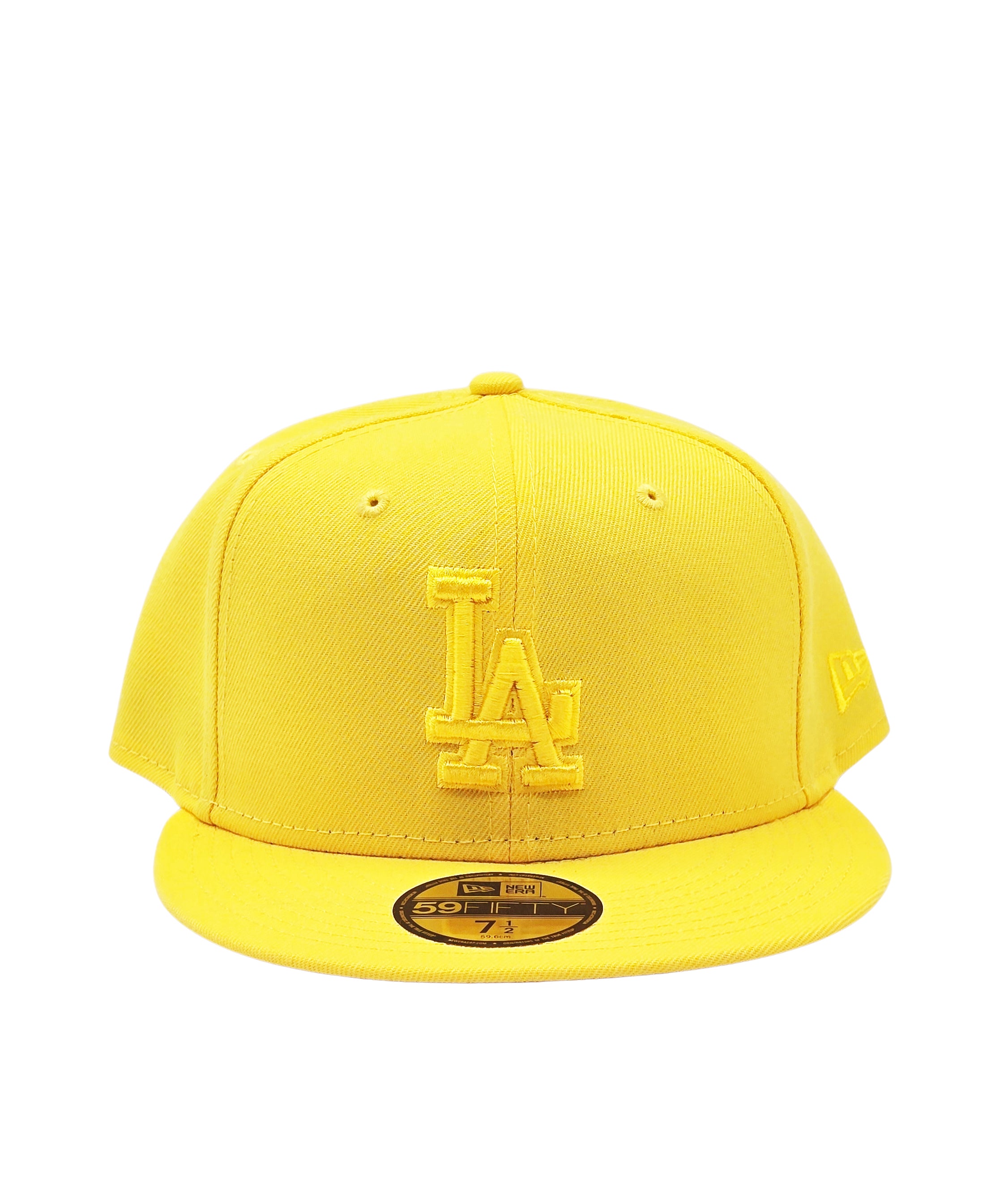 NEW ERA 59FIFTY MLB LOS ANGELES DODGERS YELLOW FITTED HAT