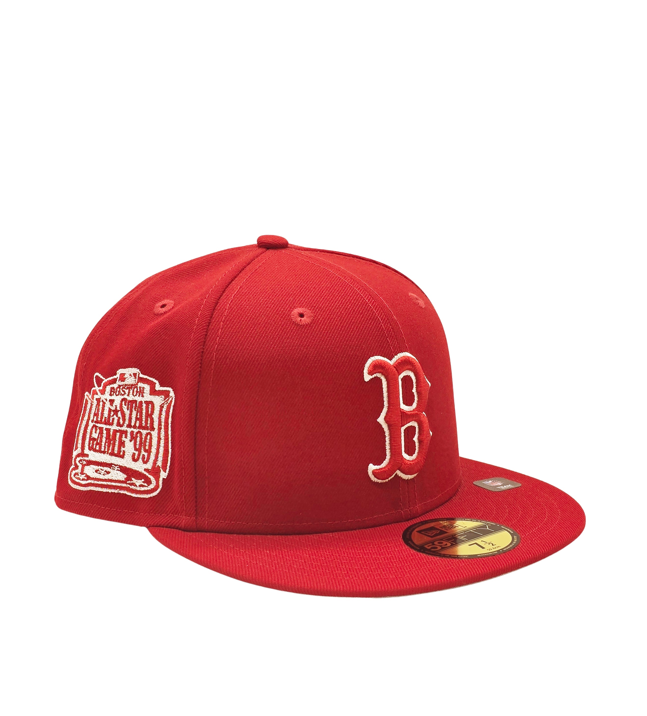 NEW ERA 59FIFTY NBA BOSTON RED SOX ALL STAR GAME 1999 SCARLET RED FITTED HAT