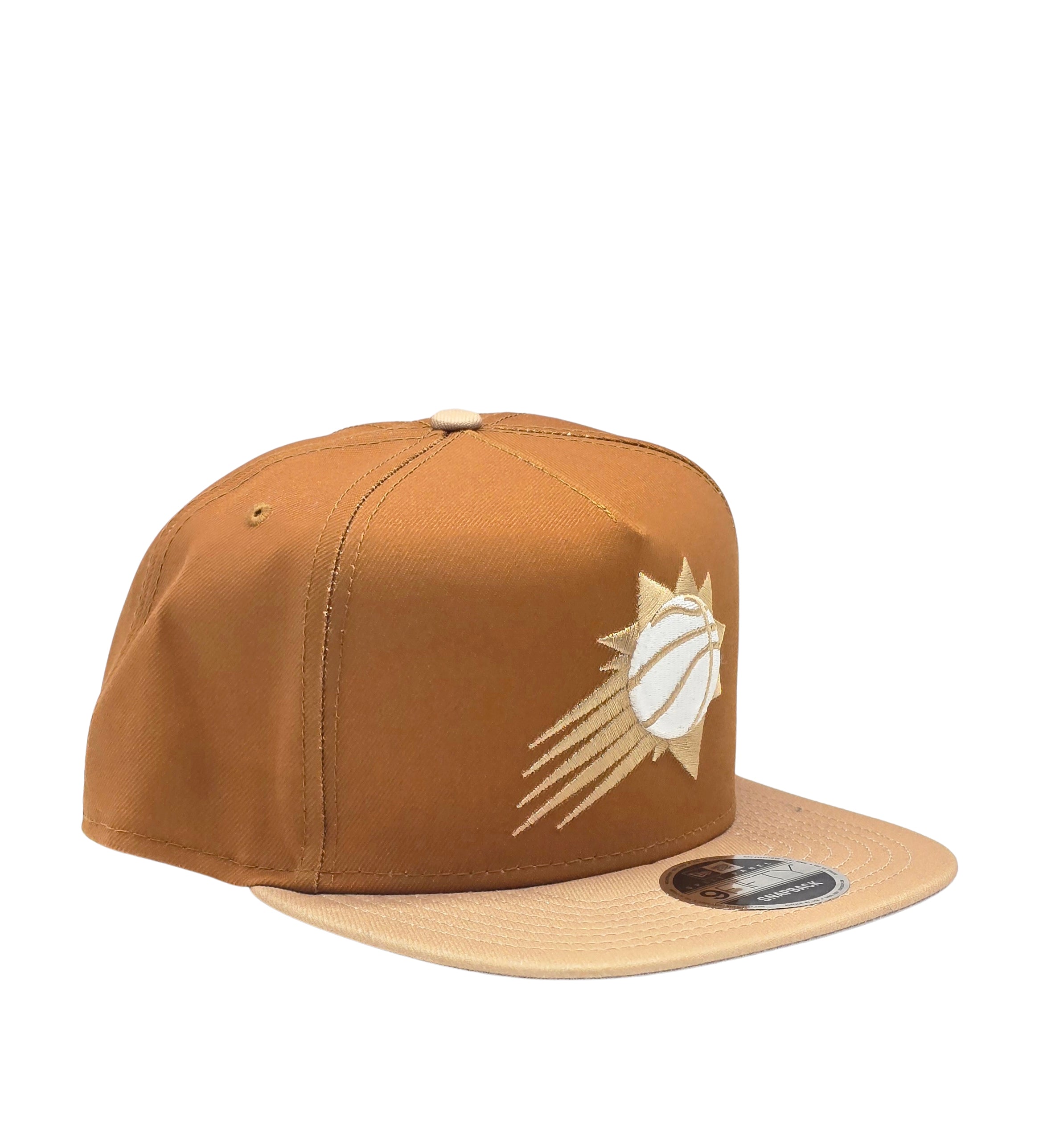 NEW ERA 9FIFTY NBA PHOENIX SUNS BROWN/KHAKI SNAPBACK HAT