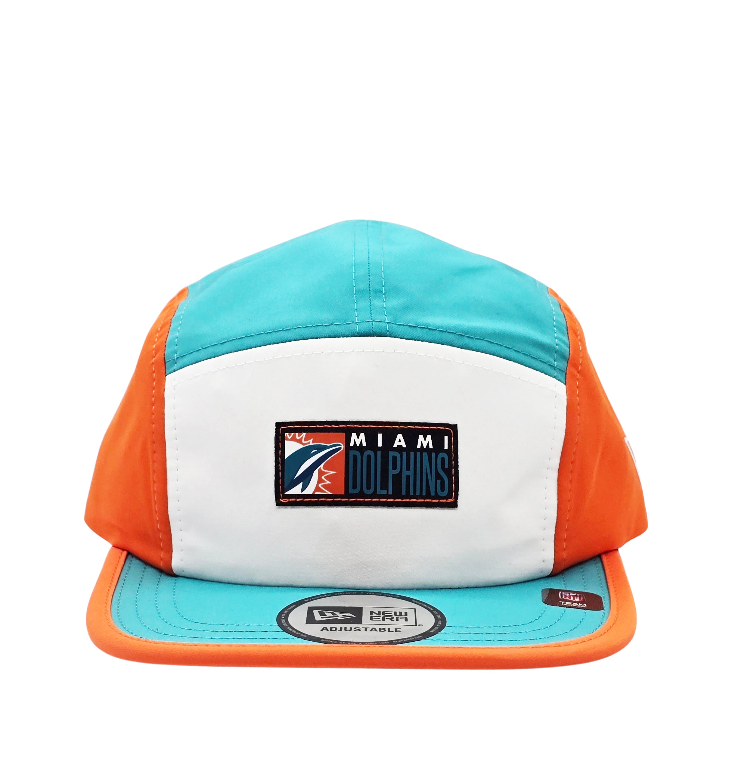 NEW ERA NFL MIAMI DOLPHINS TEAL/ORANGE VELCRO HAT