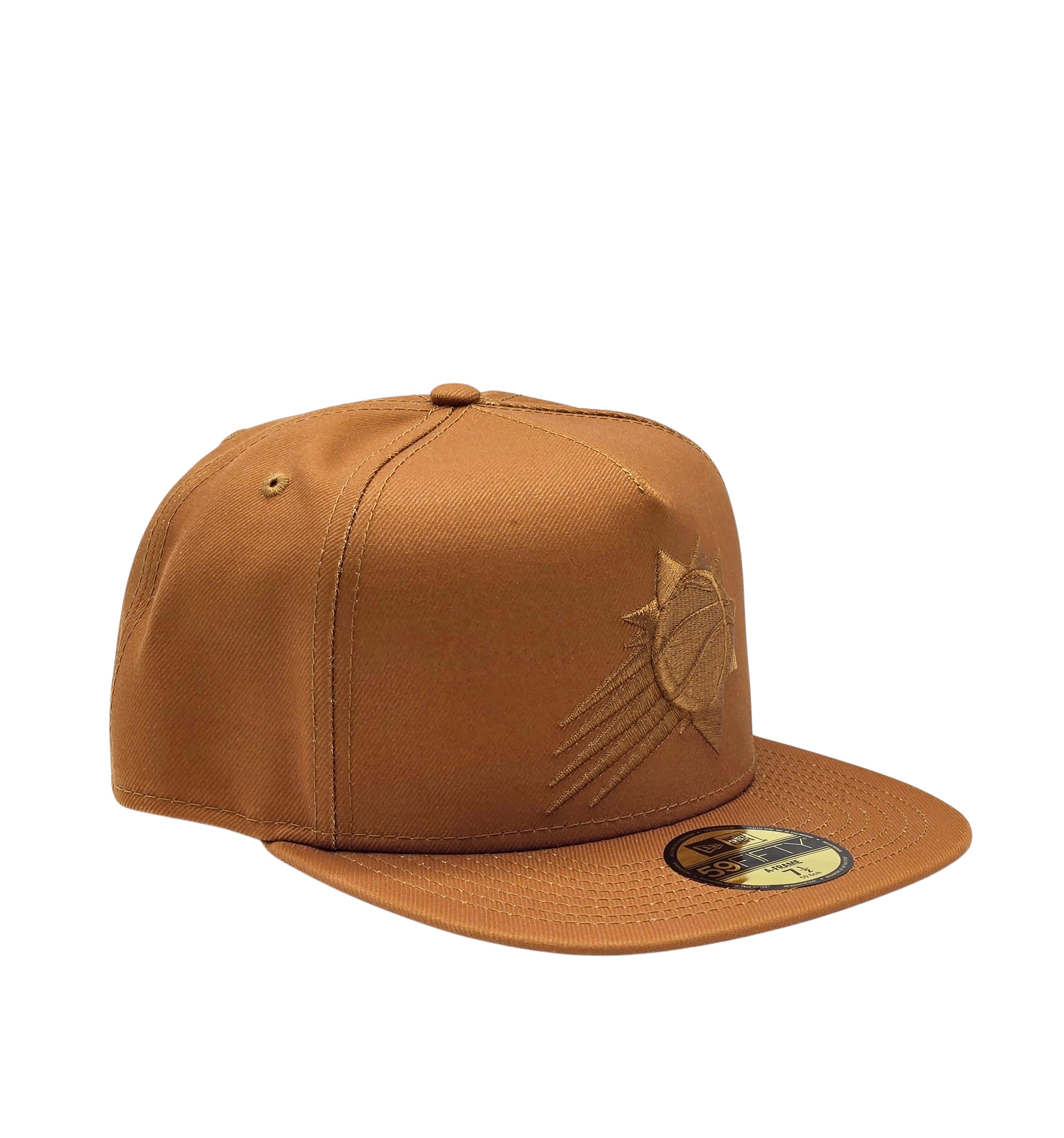 NEW ERA 59FIFTY A-FRAME NBA PHOENIX SUNS BROWN FITTED HAT