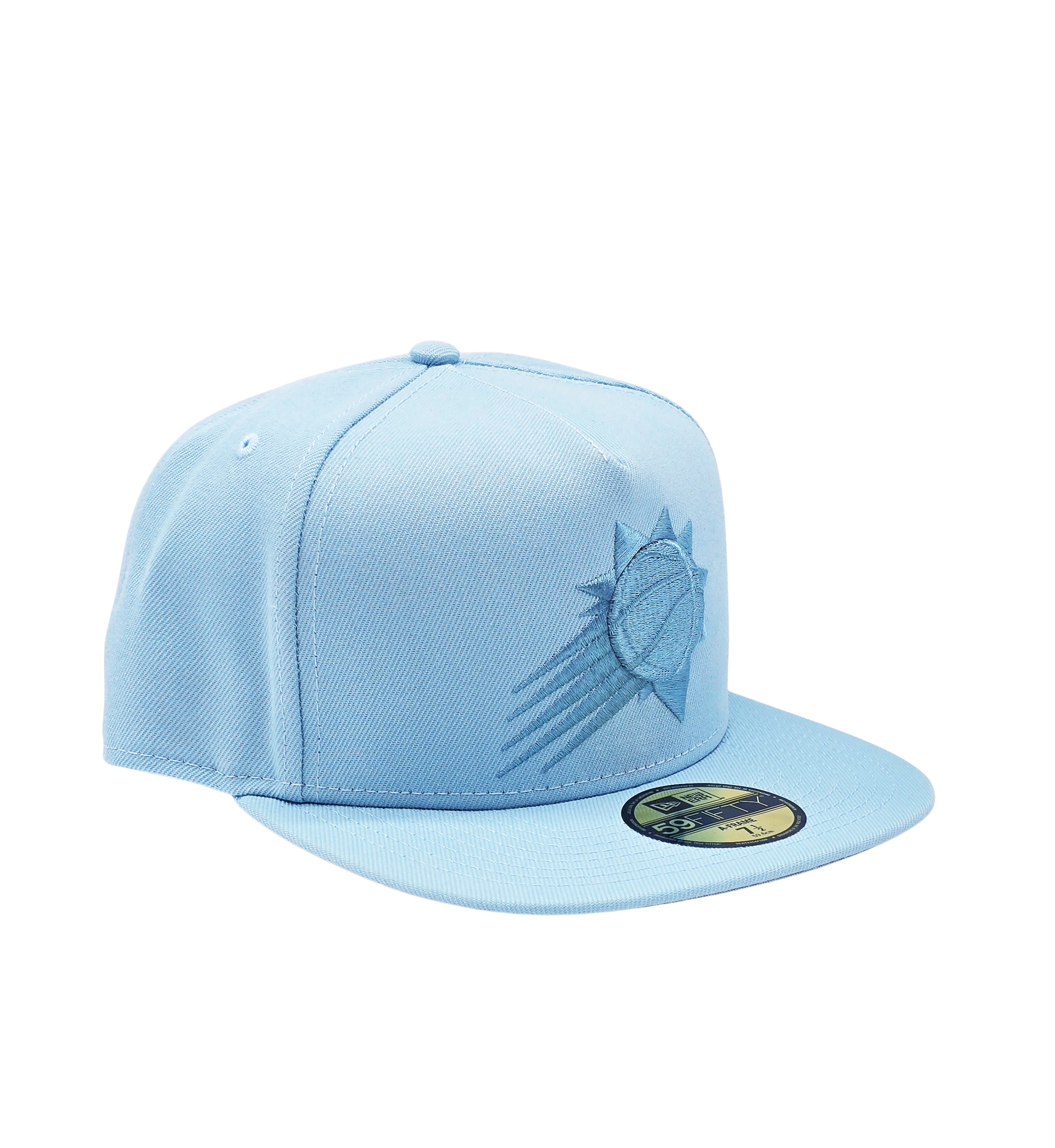 NEW ERA 59FIFTY A-FRAME NBA PHOENIX SUNS SKY BLUE FITTED HAT