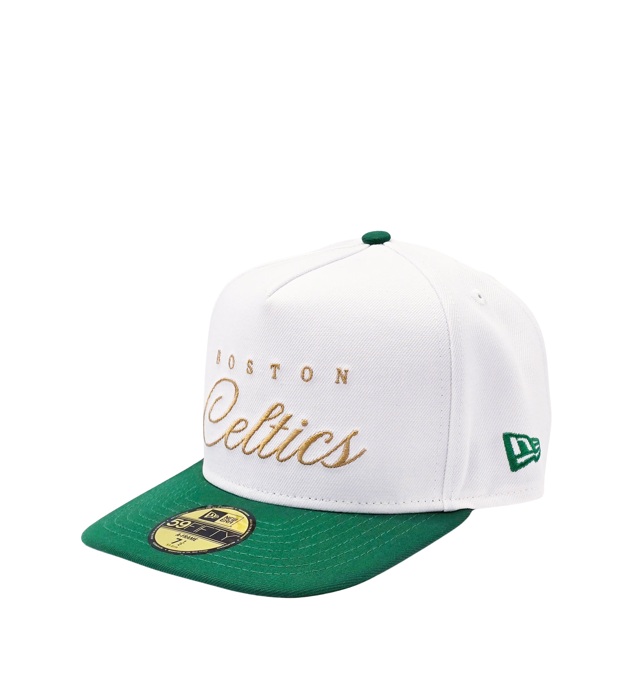 NEW ERA 59FIFTY NBA BOSTON CELTICS WHITE/GREEN FITTED HAT