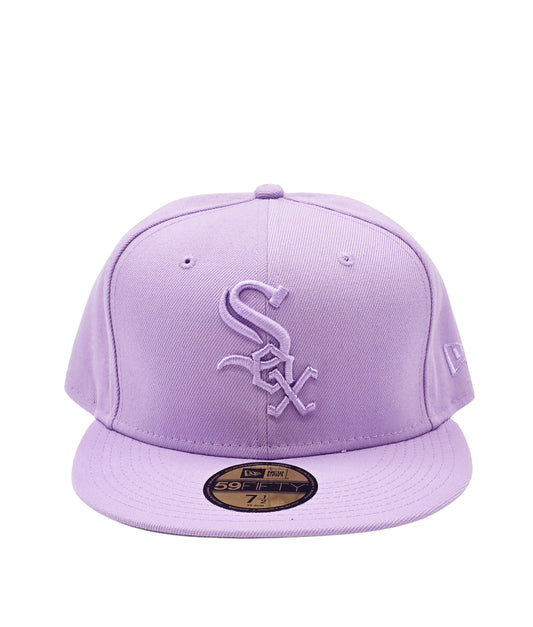NEW ERA 59FIFTY MLB CHICAGO WHITE SOX LAVENDER PURPLE FITTED HAT
