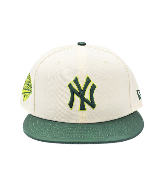 NEW ERA 59FIFTY MLB NEW YORK YANKEES 1996 WORLD SERIES CREAM/GREEN FITTED HAT