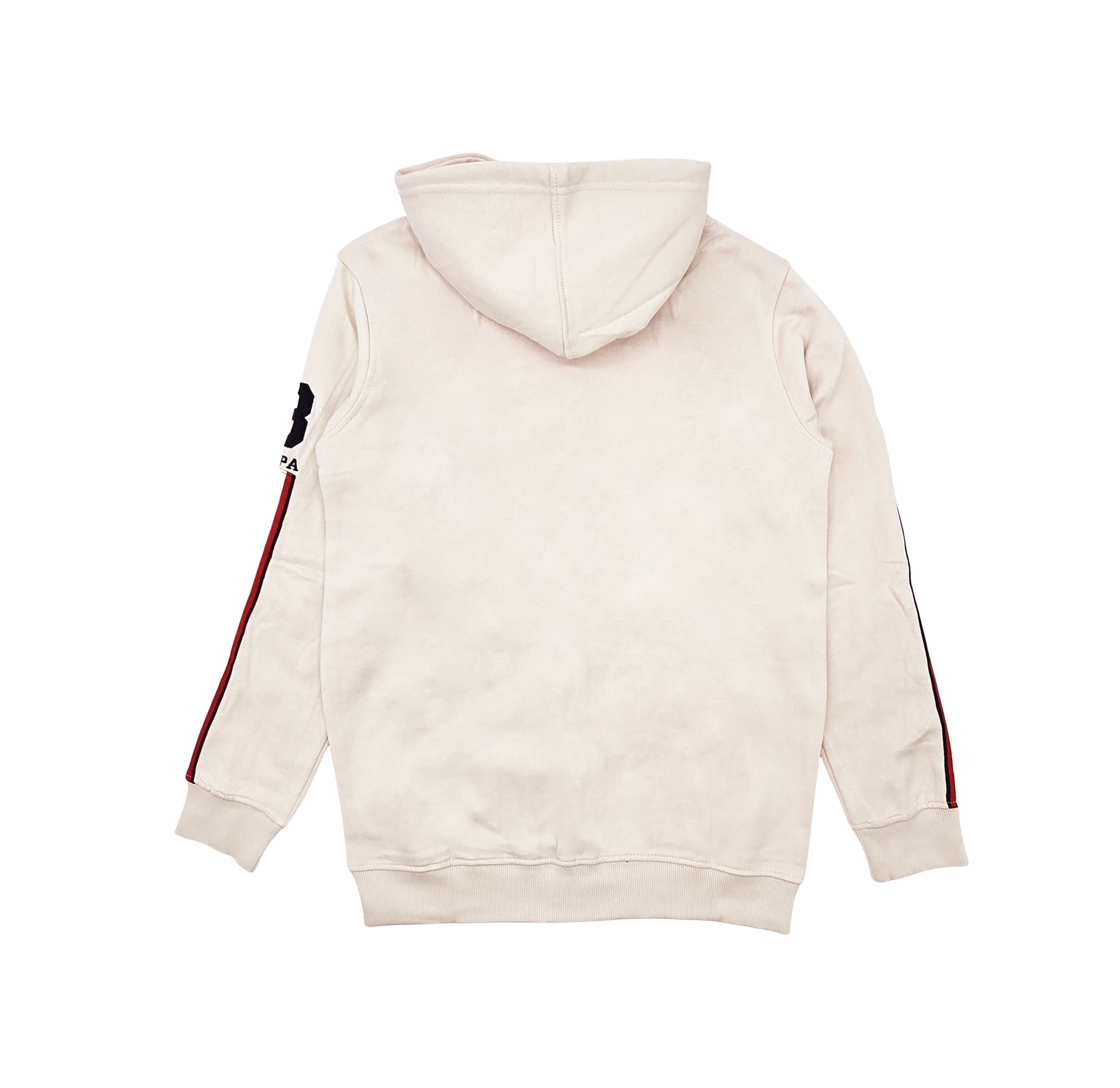 MEN'S U.S. POLO FLEECE PULLOVER HOODIE (CREAM)