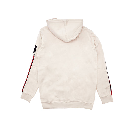 MEN'S U.S. POLO FLEECE PULLOVER HOODIE (CREAM)