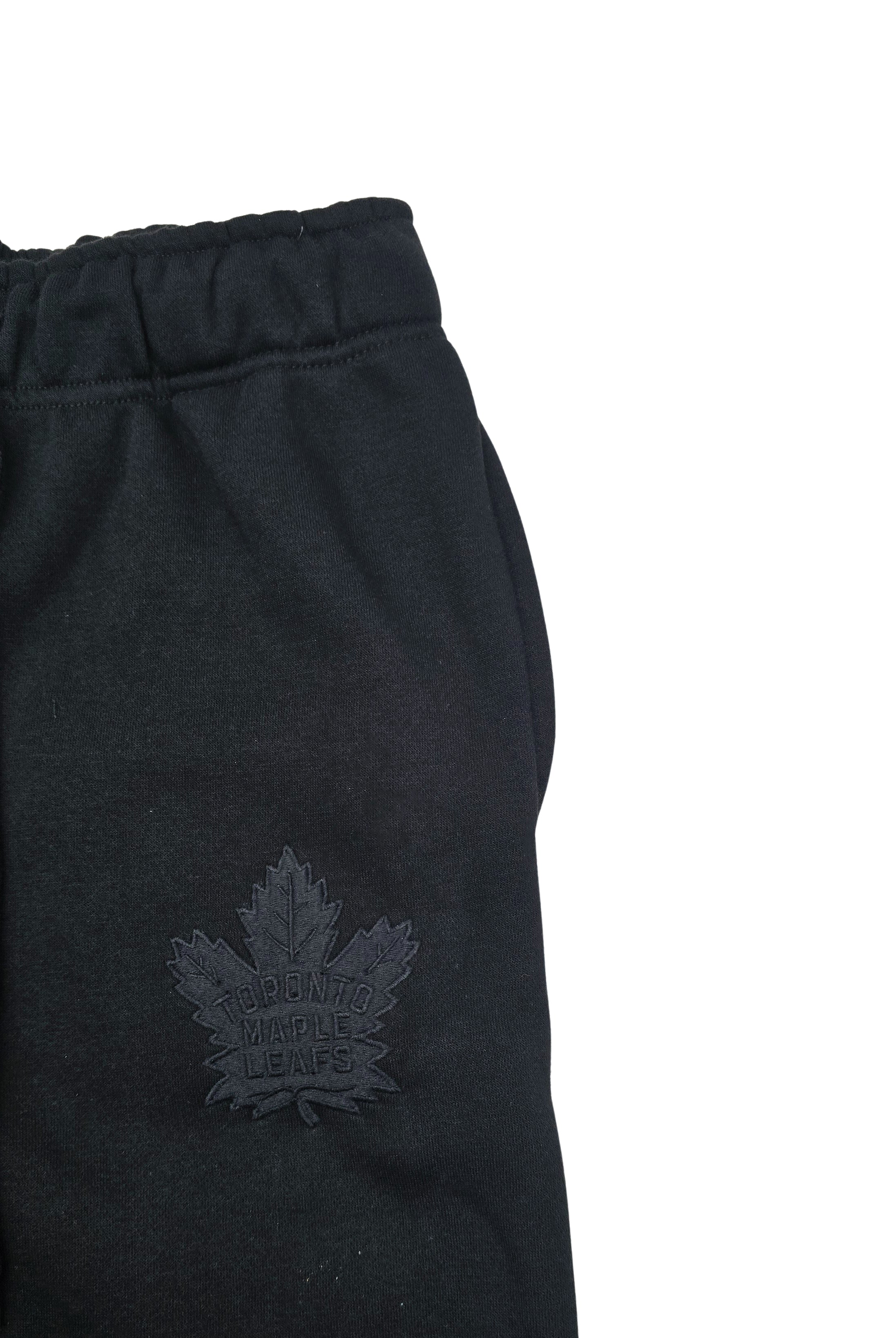 NHL MEN'S TORONTO MAPLE LEAFS PULLOVER HOODIE TRACKSET (BLACK)