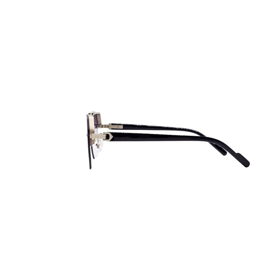 PURPLE/BLACK DESIGNER SUNGLASSES (J7593)