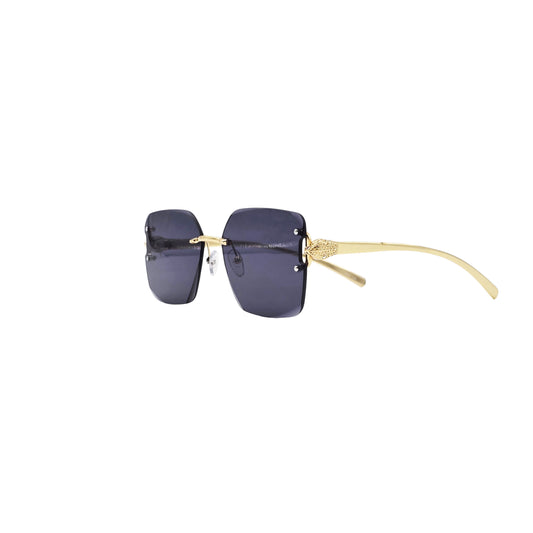 BLACK/GOLD DESIGNER SUNGLASSES (J7577)