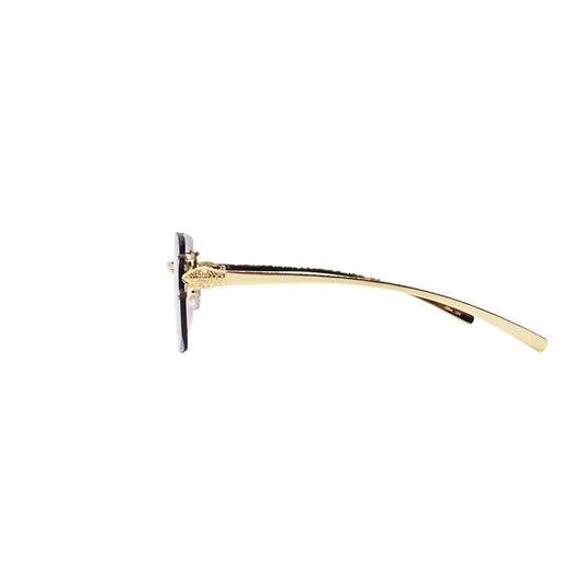 BROWN/GOLD DESIGNER SUNGLASSES (J7577)