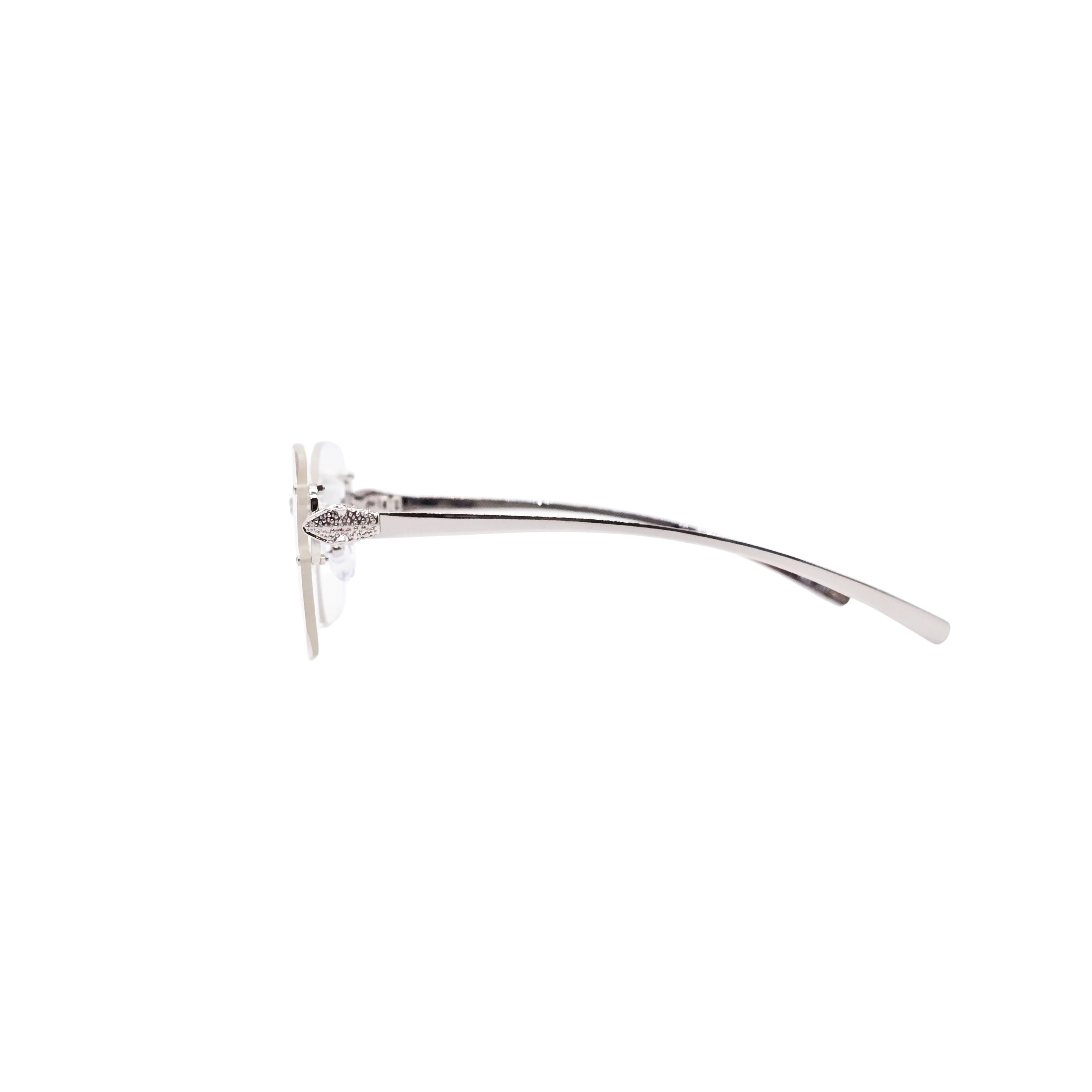CLEAR LENS DESIGNER SUNGLASSES (J7577)