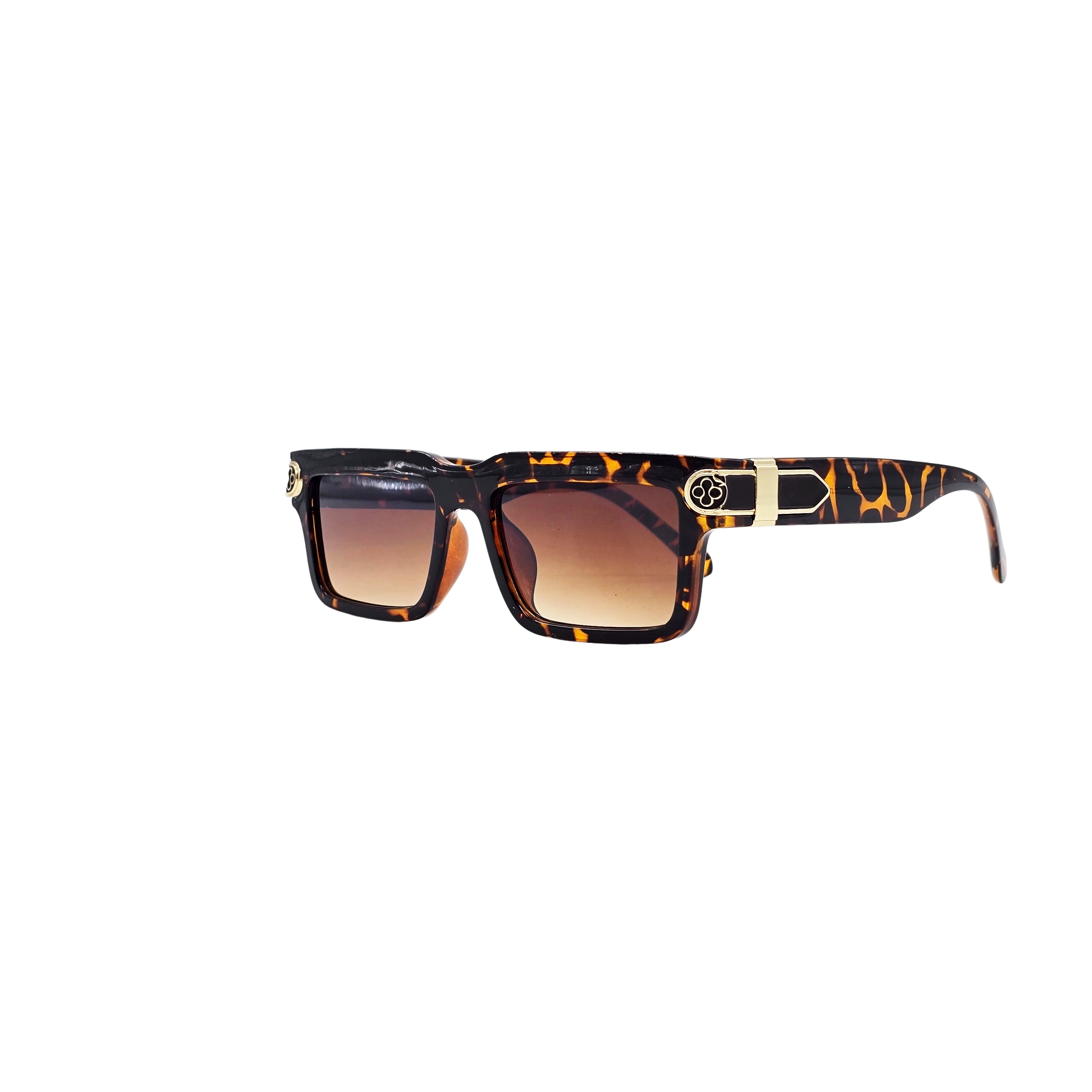 BROWN DESIGNER SUNGLASSES (J7454P)