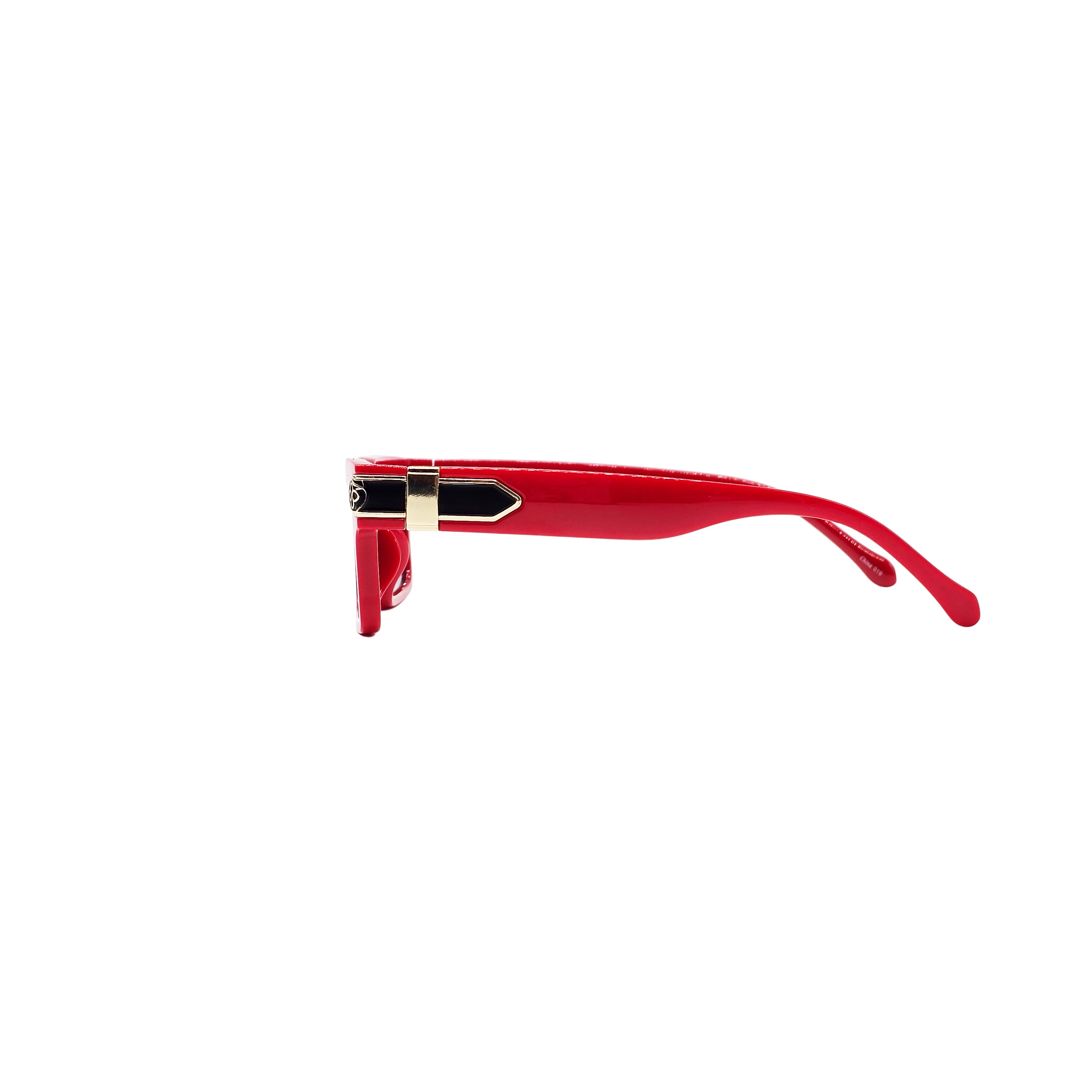 RED/BLACK DESIGNER SUNGLASSES (J7454P)