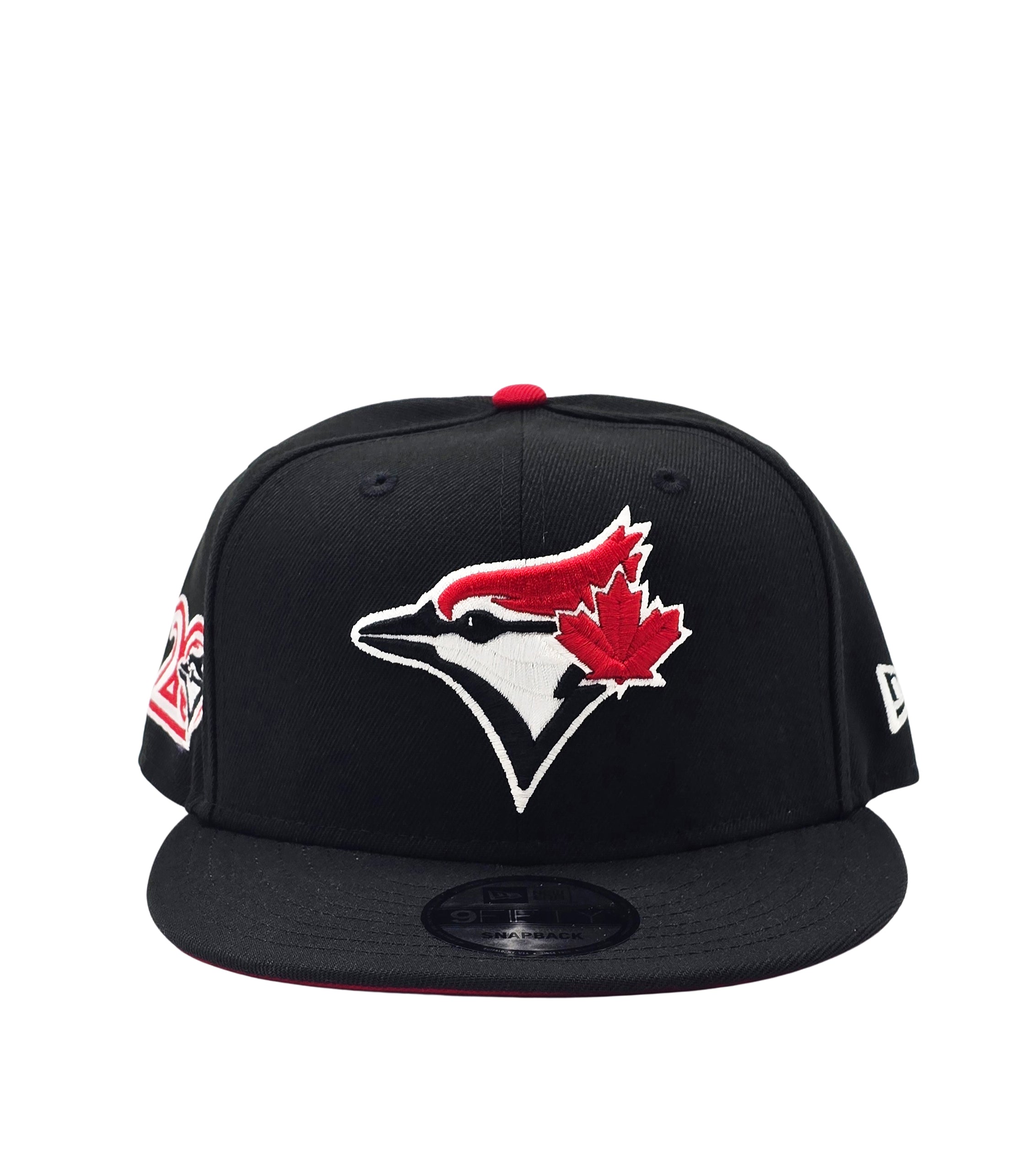 9FIFTY NEW ERA MLB 20TH ANNIVERSARY TORONTO BLUE JAYS BLACK/RED SNAPBACK HAT
