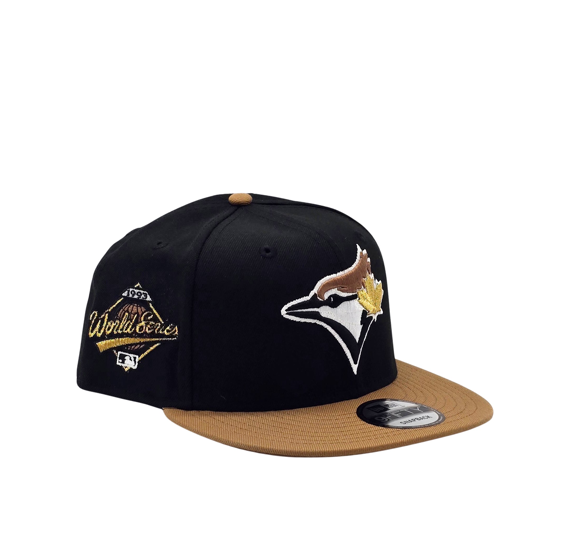 9FIFTY NEW ERA MLB 1993 WORLD SERIES TORONTO BLUE JAYS BLACK/BRONZE SNAPBACK HAT