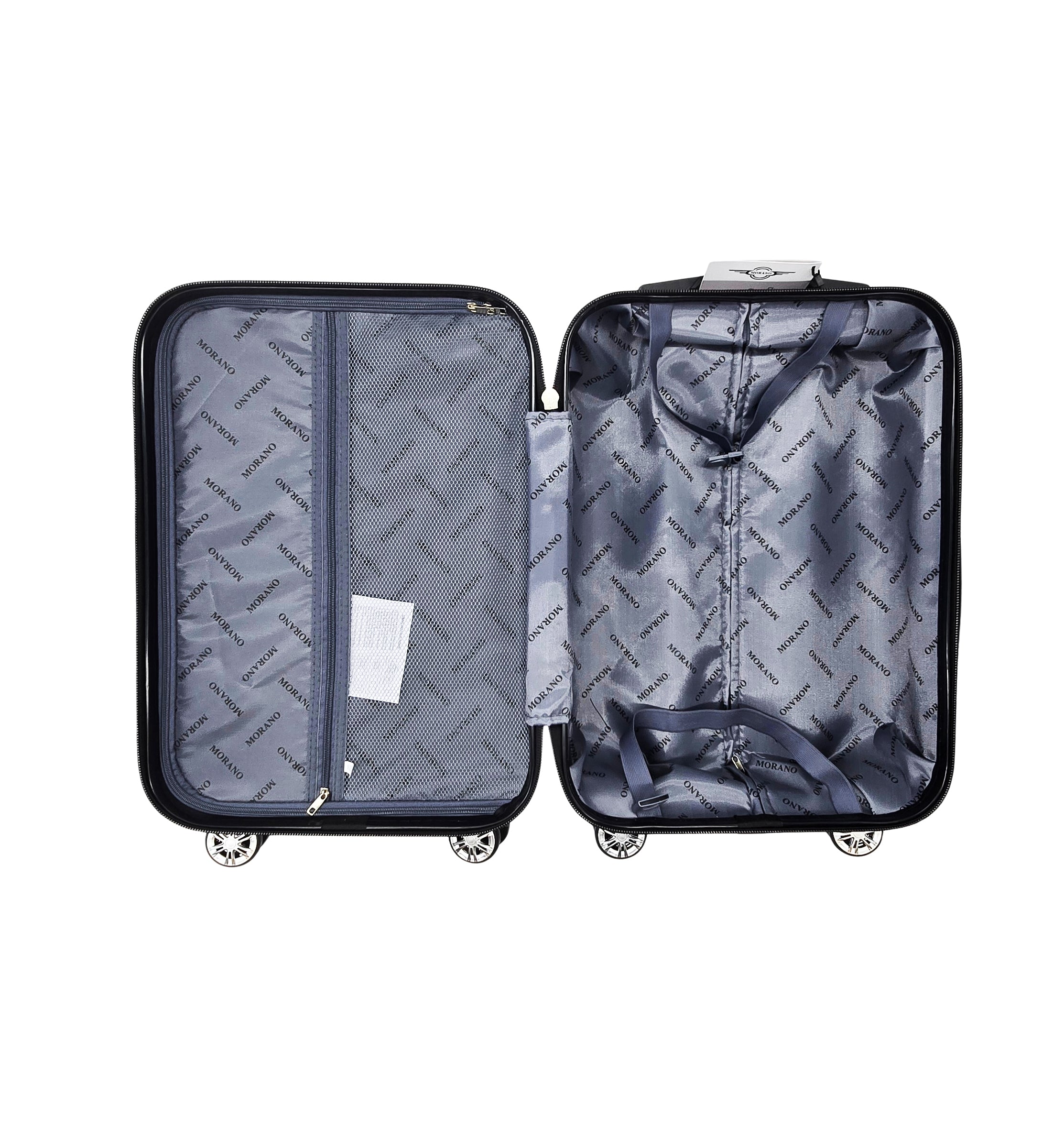 MORANO HARD COVER LIGHT WEIGHT LUGGAGES (COFFEE BROWN)