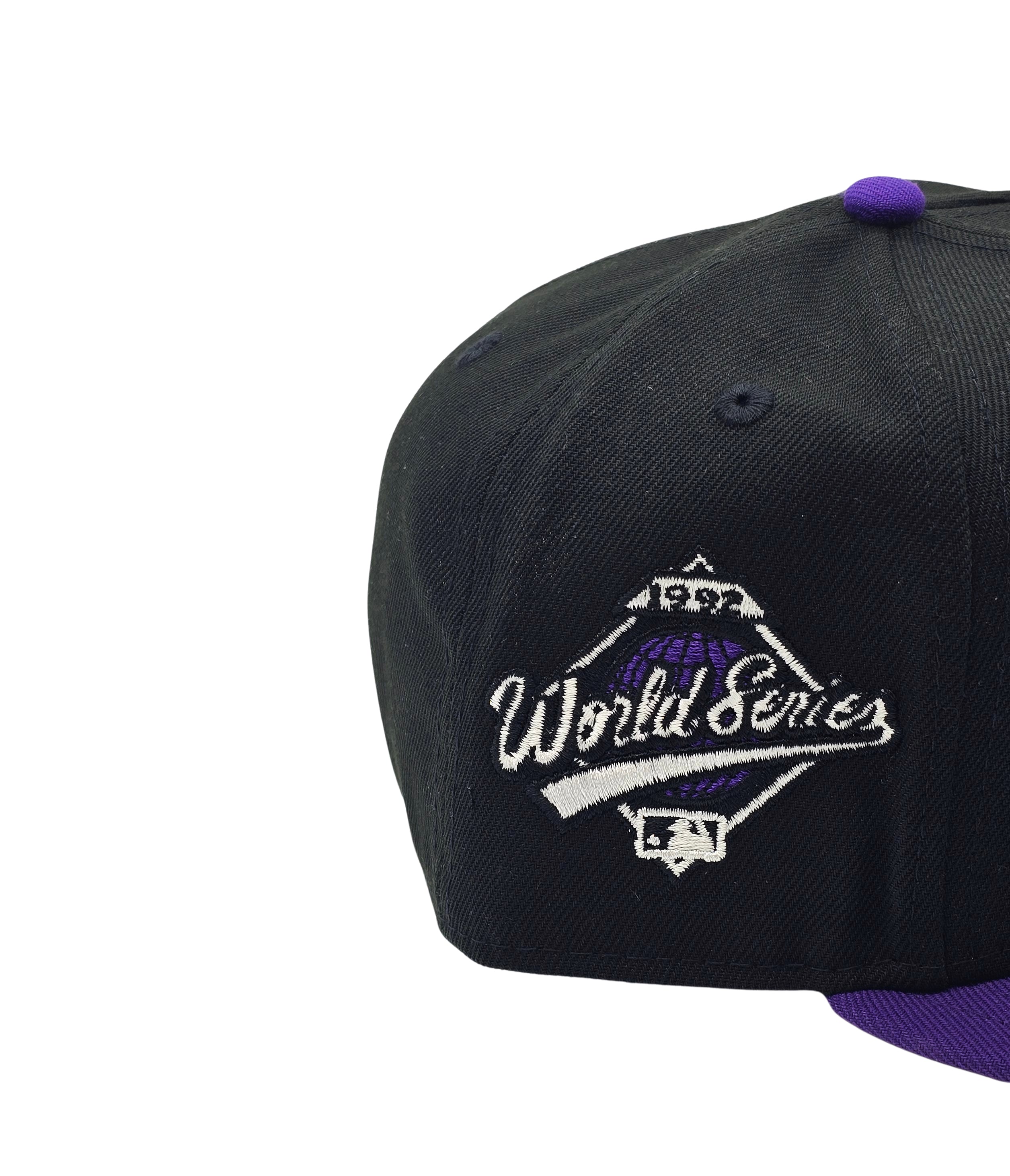 9FIFTY NEW ERA MLB 1992 WORLD SERIES TORONTO BLUE JAYS BLACK/PURPLE SNAPBACK HAT