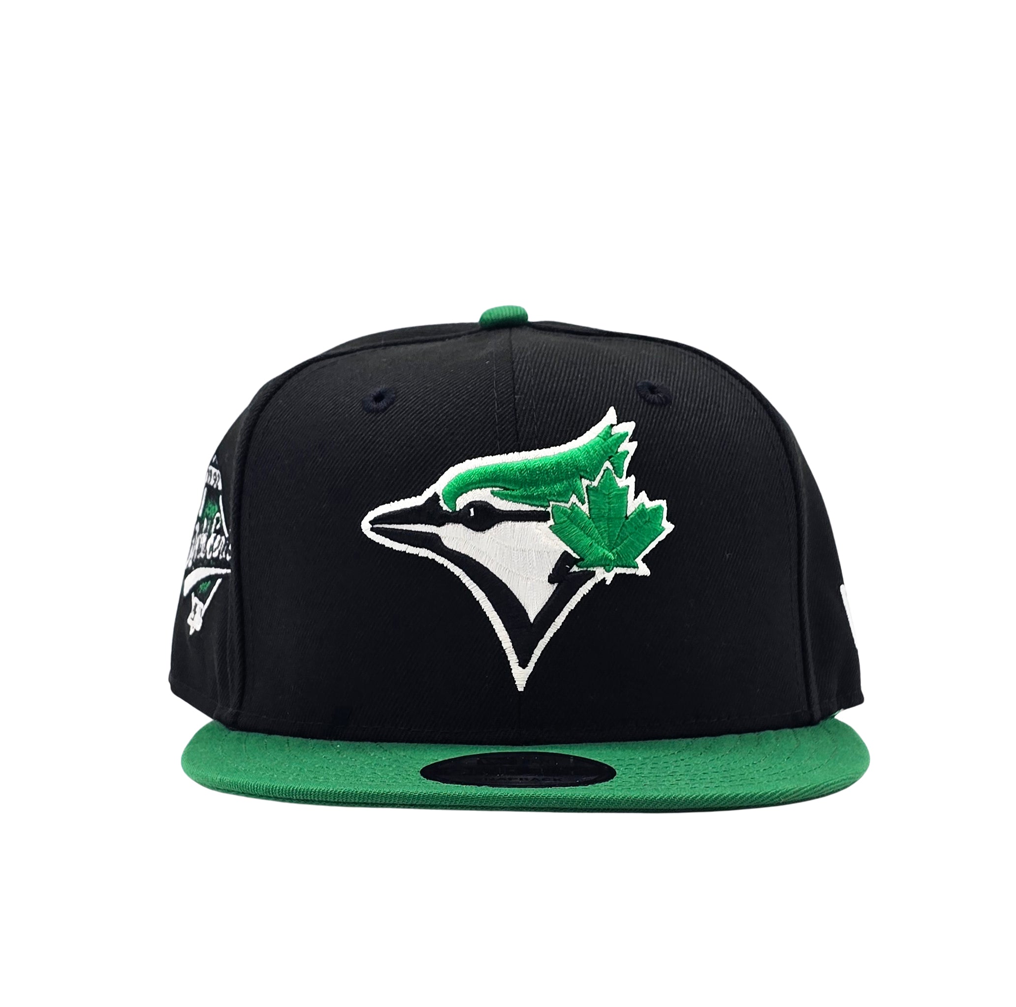 9FIFTY NEW ERA MLB 1992 WORLD SERIES TORONTO BLUE JAYS BLACK/GREEN SNAPBACK HAT