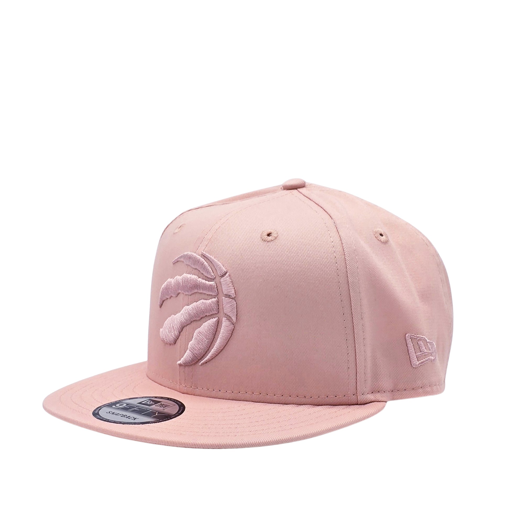 NEW ERA 9FIFTY NBA TORONTO RAPTORS 1X CHAMPS BLUSH PINK SNAPBACK HAT