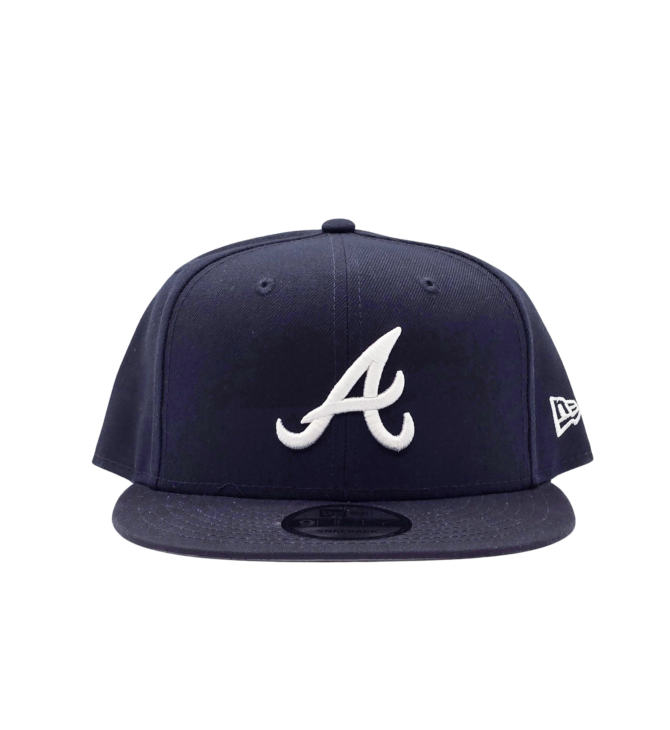 NEW ERA 9FIFTY MLB ATLANTA BRAVES NAVY BLUE SNAPBACK HAT