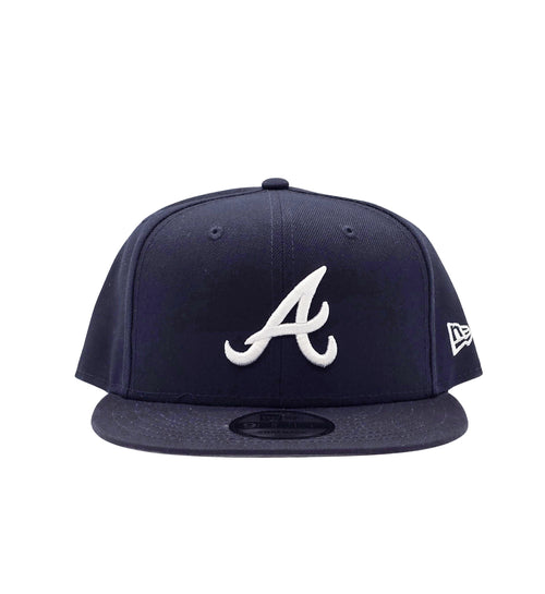 NEW ERA 9FIFTY MLB ATLANTA BRAVES NAVY BLUE SNAPBACK HAT
