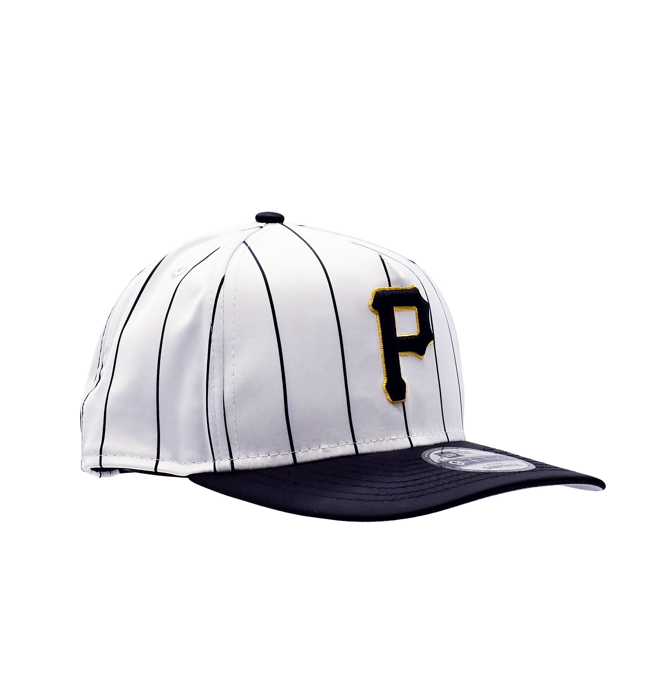 NEW ERA 9FIFTY A-FRAME MLB PITTSBURGH PIRATES WHITE/BLACK SNAPBACK HAT