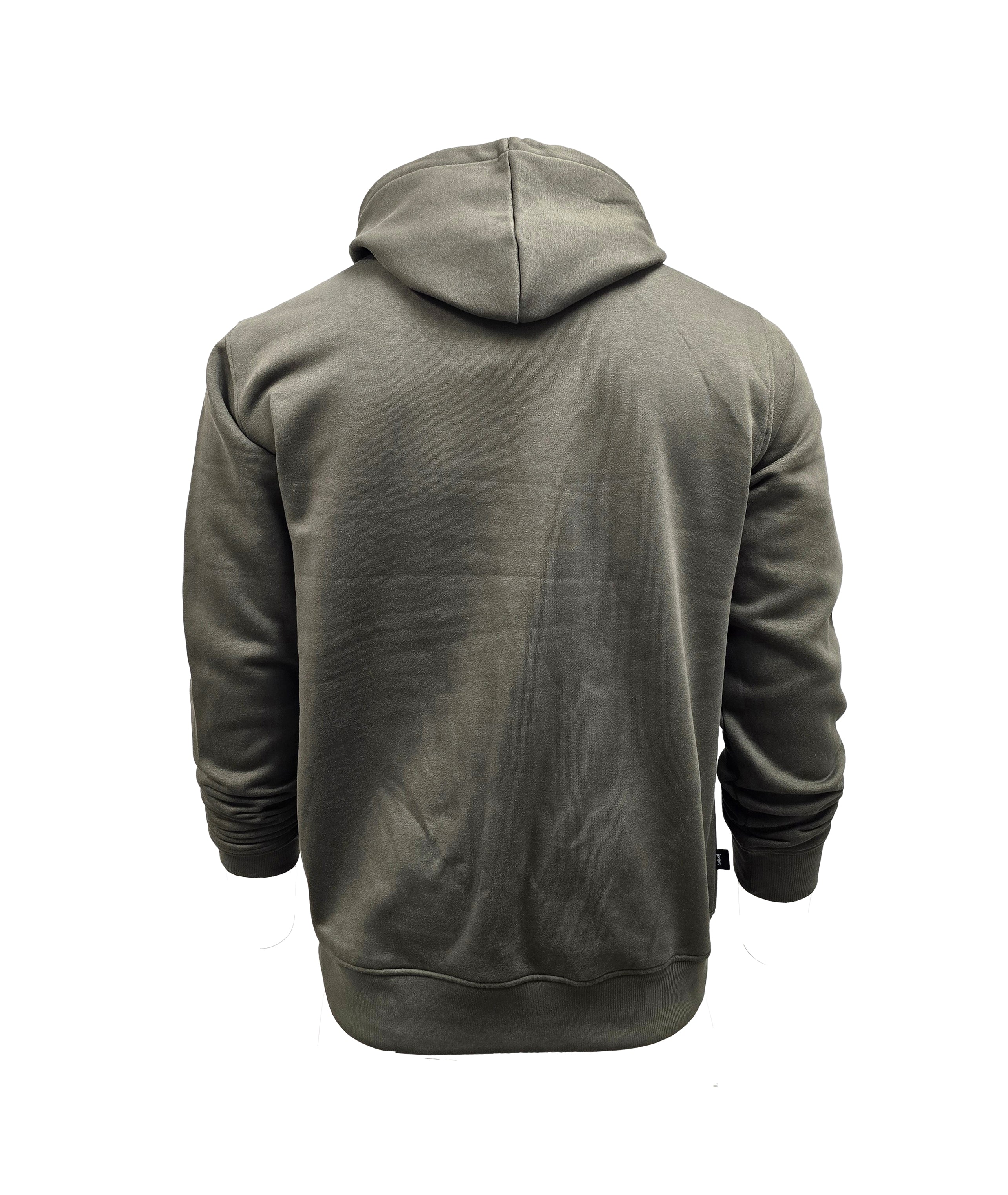 SWITCH REMARKABLE MEN'S RHINESTONE KING OF RESPECT, LION GRAPHIC HOODIE (OLIVE GREEN)