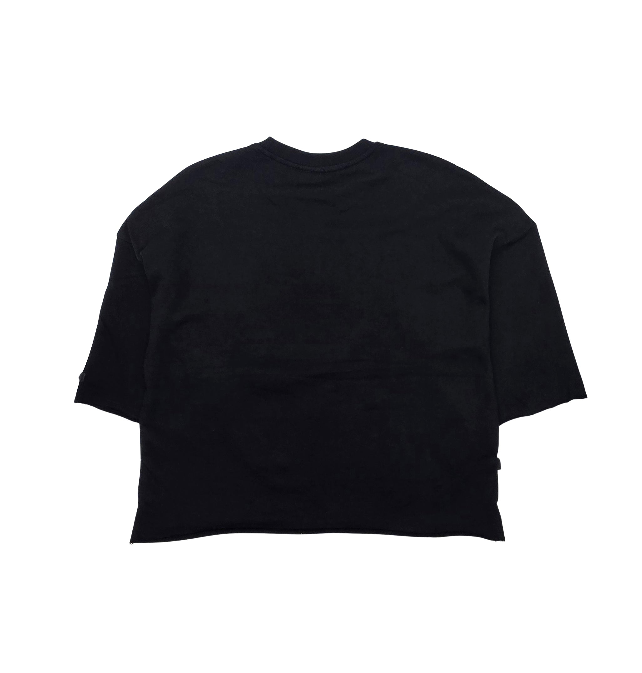 SWITCH MEN'S RHINESTONE LOAD UP CROPPED GRAPHIC T-SHIRT (BLACK)