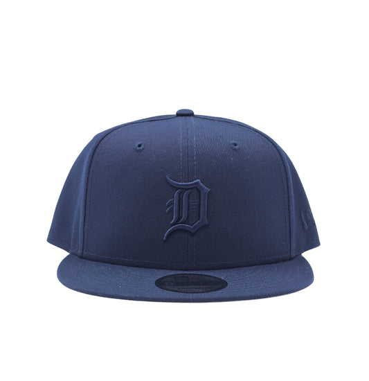 NEW ERA 9FIFTY MLB DETROIT TIGERS NAVY BLUE SNAPBACK HAT