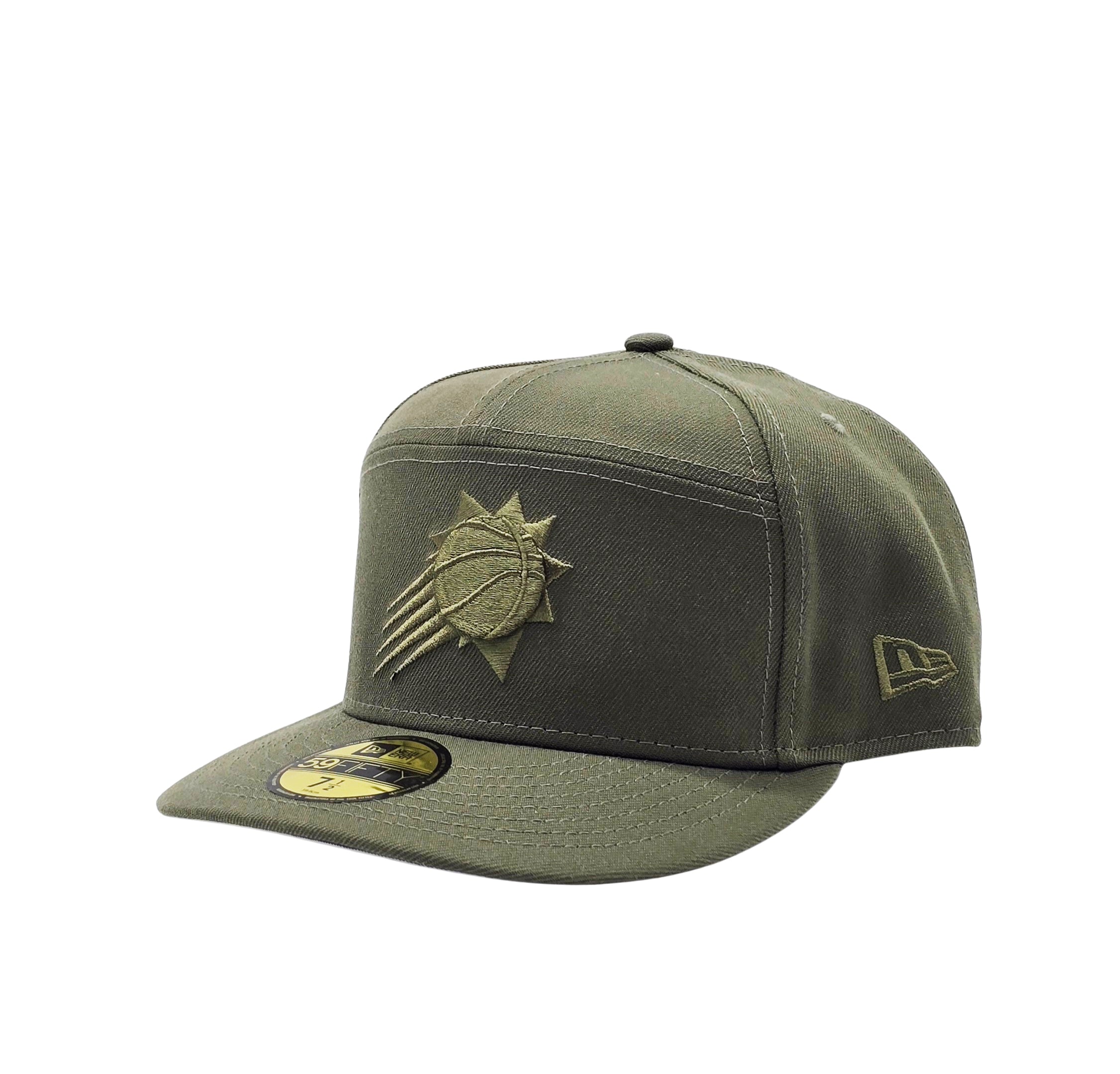 NEW ERA 59FIFTY A-FRAME NBA PHOENIX SUNS OLIVE GREEN FITTED HAT
