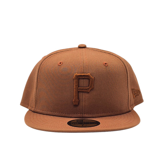 NEW ERA 59FIFTY MEN'S PITTSBURGH PIRATES BROWN FITTED HAT
