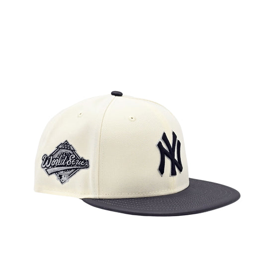 NEW ERA 59FIFTY MLB NEW YORK YANKEES 1996 WORLD SERIES CREAM/GREY FITTED HAT