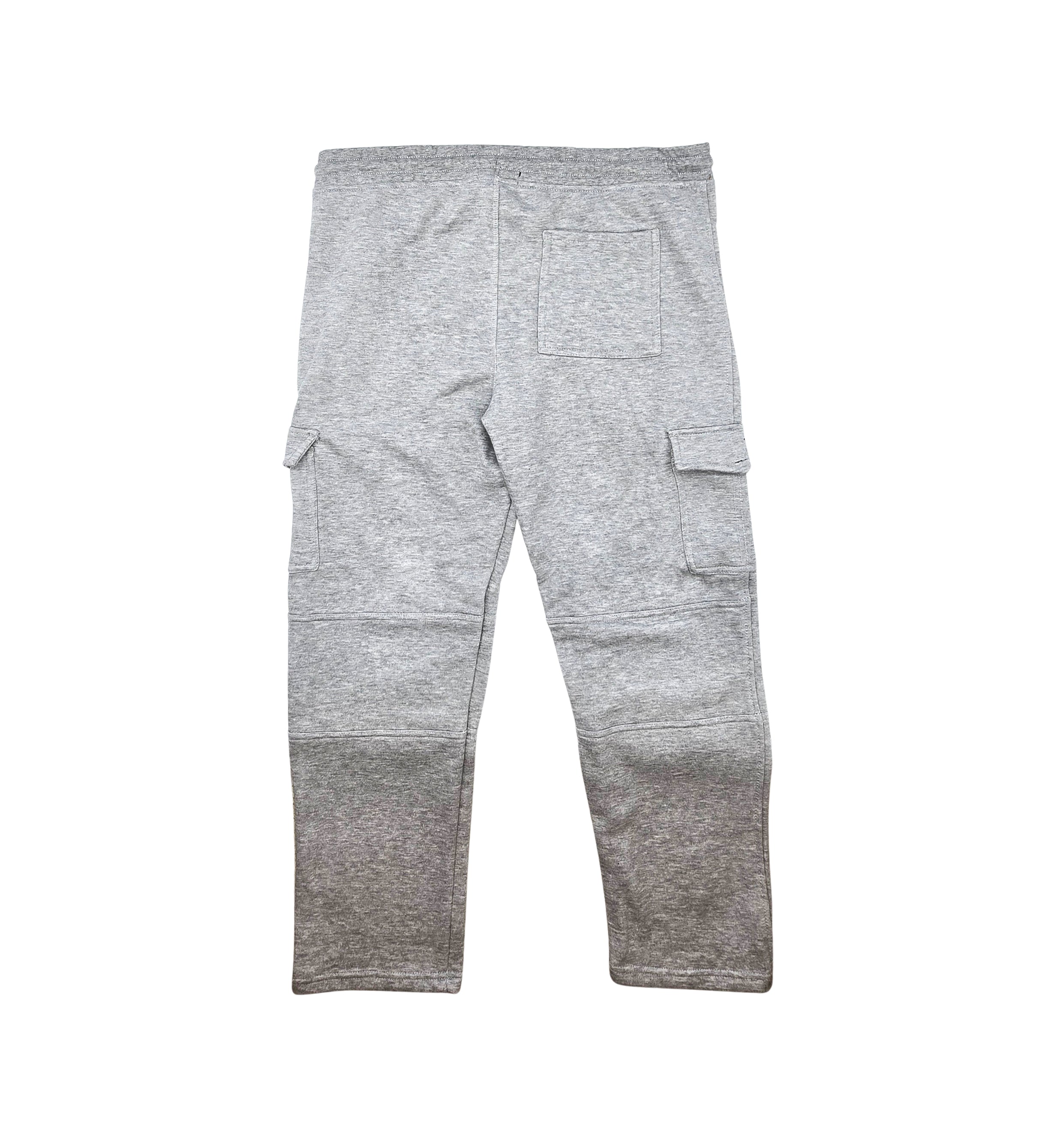 AGILE MEN'S CARGO FLEECE JOGGERS (GREY)