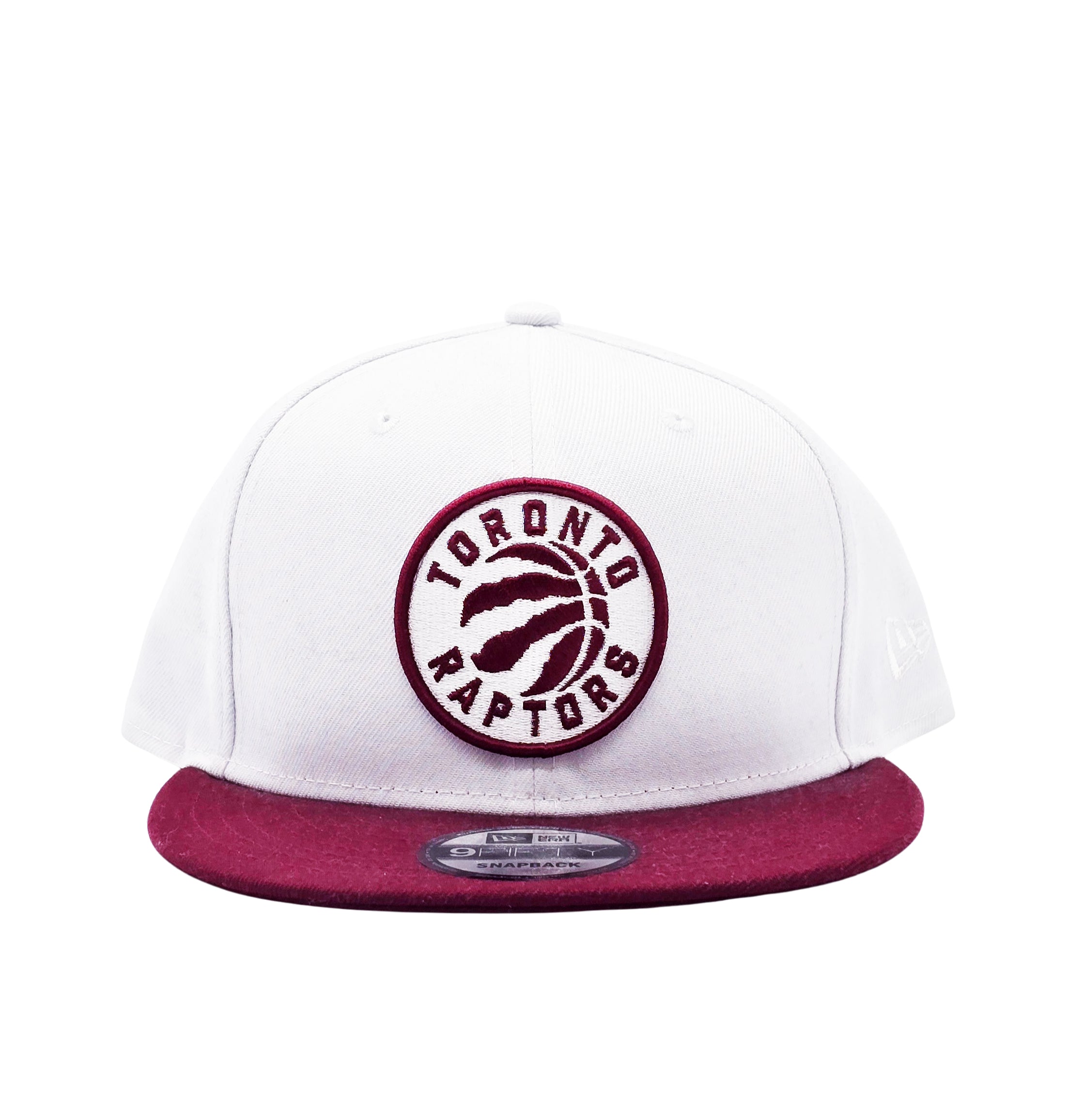 NEW ERA 9FIFTY NBA TORONTO RAPTORS WHITE/CARDINAL RED SNAPBACK HAT