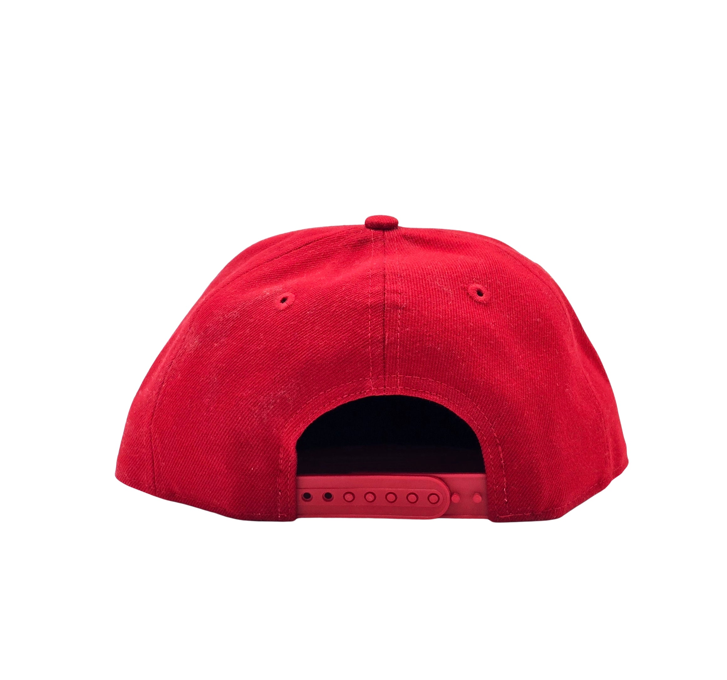 NEW ERA 9FIFTY NBA TORONTO RAPTORS RED/NAVY BLUE SNAPBACK HAT