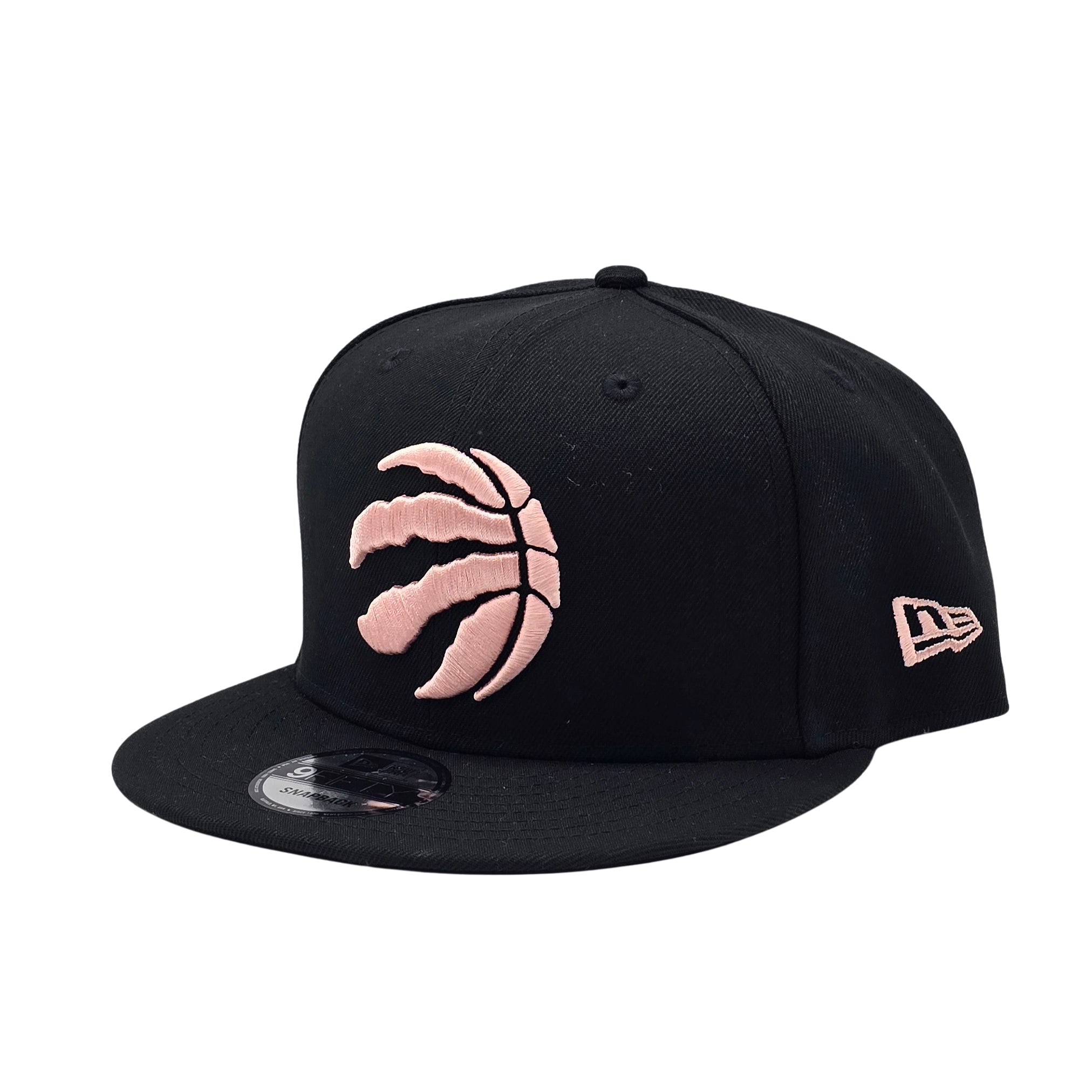 NEW ERA 9FIFTY NBA TORONTO RAPTORS BLACK BLUSH SKY SNAPBACK HAT