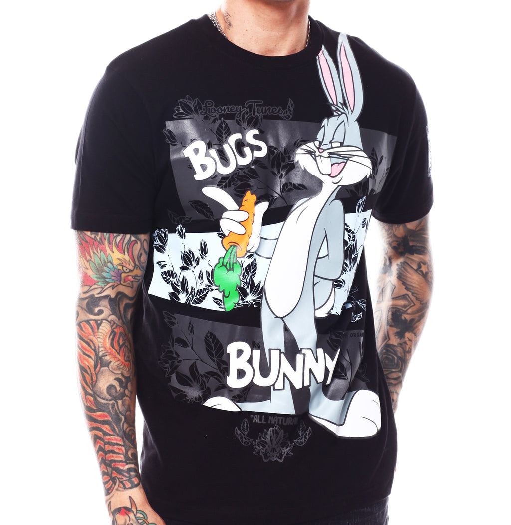 MEN'S LOONEY TUNES BUGS BUNNY T-SHIRT (BLACK)