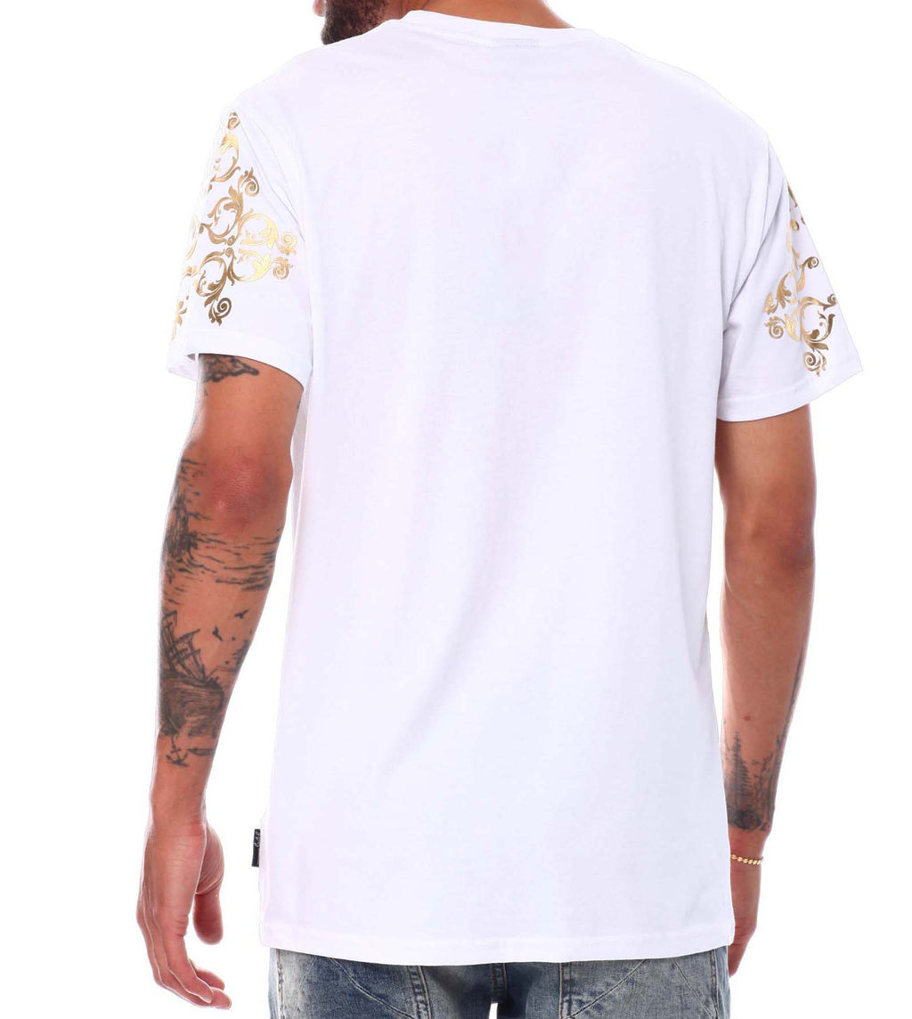 SWITCH LION PRINT GRAPHIC T-SHIRT (WHITE)