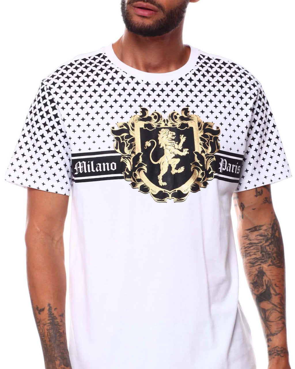 SWITCH MILANO PARIS GRAPHIC T-SHIRT (WHITE)