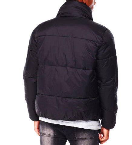 SWITCH REMARKABLE MEN'S PADDED BOMBER JACKET (BLACK)