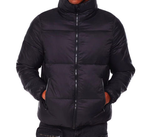 SWITCH REMARKABLE MEN'S PADDED BOMBER JACKET (BLACK)